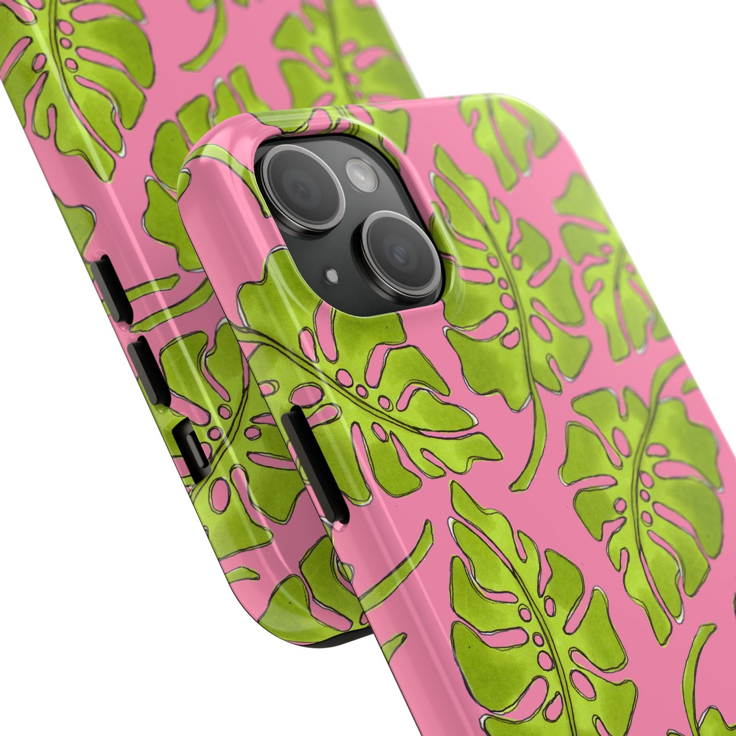 Big Leaf Pink Phone Case