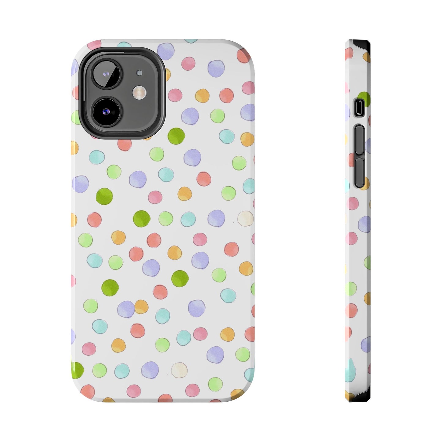 Happy Dots White Phone Case