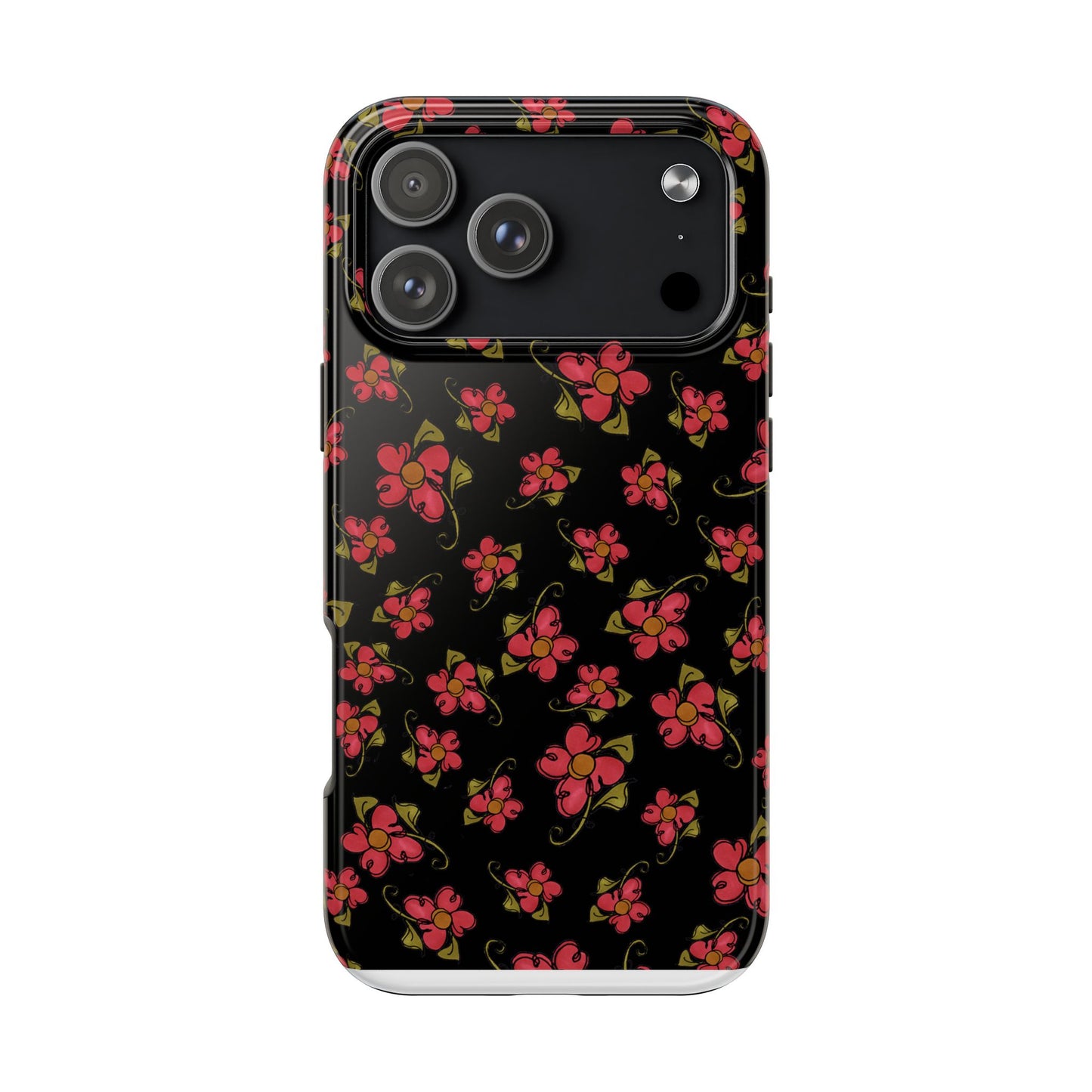 Daisy Caper Black Phone Case