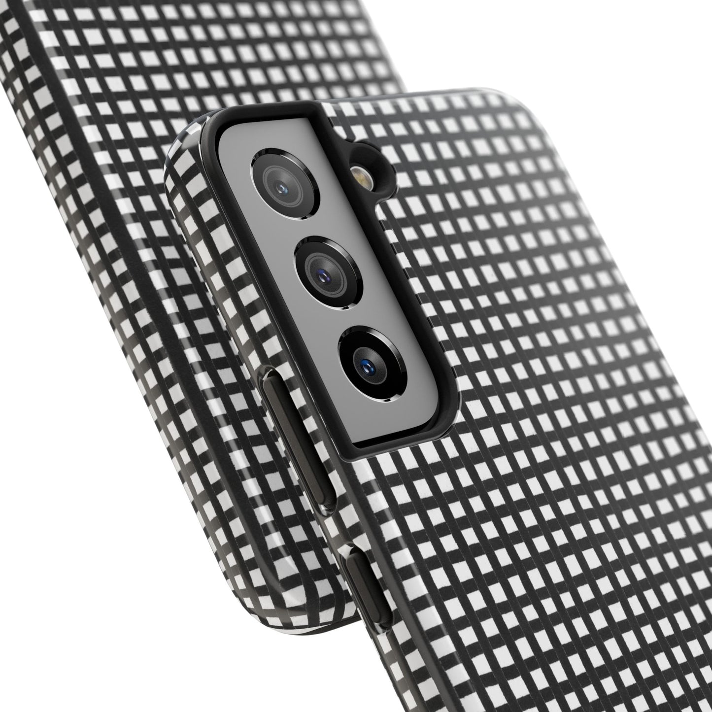 Chipper Check Black / White Phone Case
