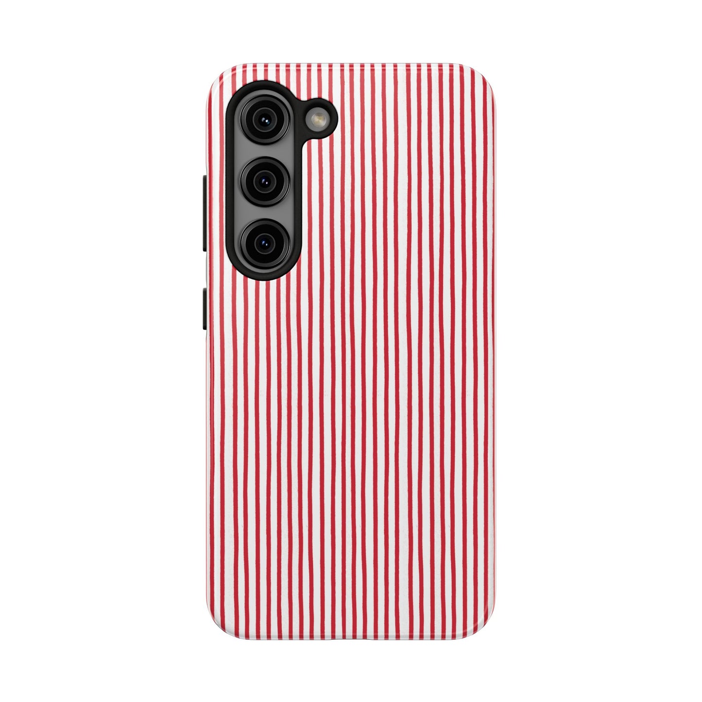 Candy Stripe White / Red Phone Case