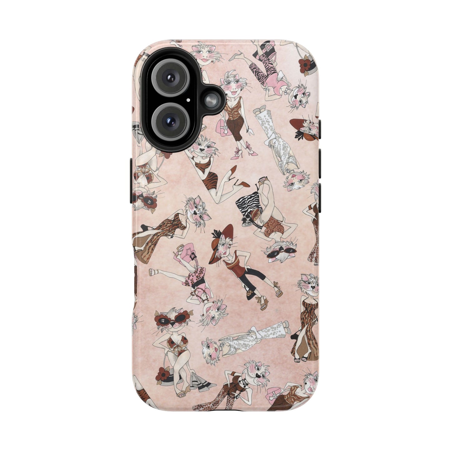 Spotted Lilies Pink Phone Case