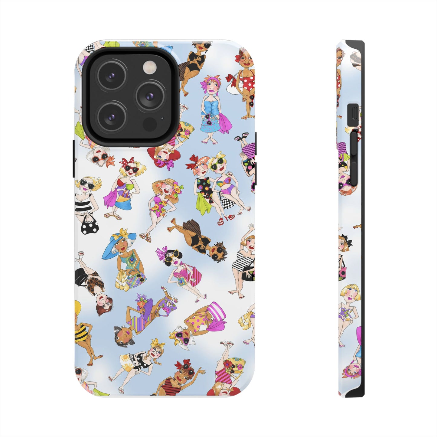 Tossed Beauties Blue Sky Phone Case