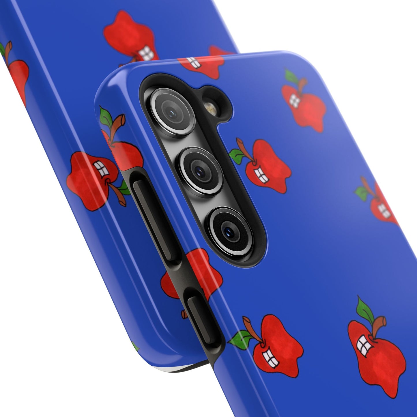 Flying Apples Blue Phone Case
