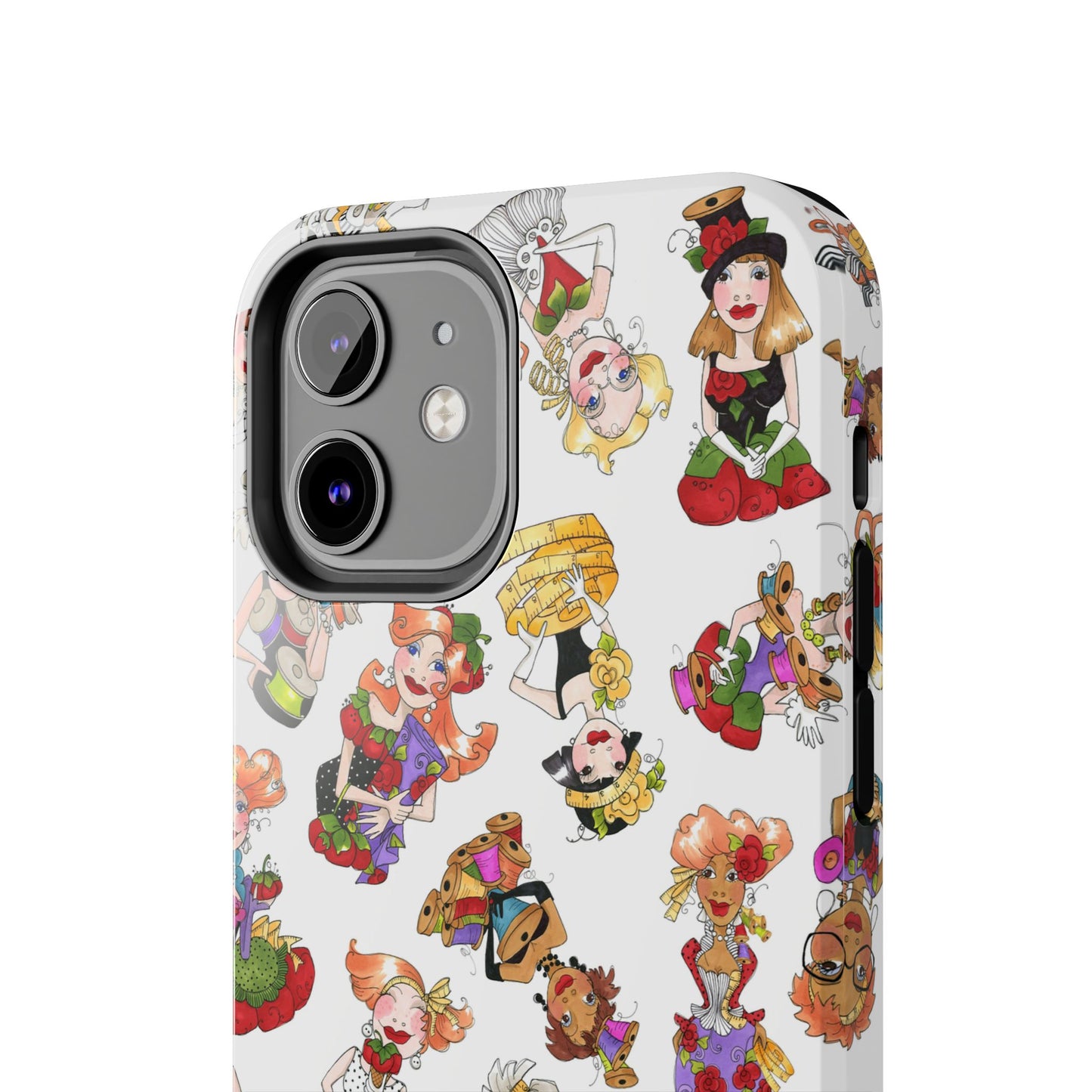 Curious Toss White Phone Case