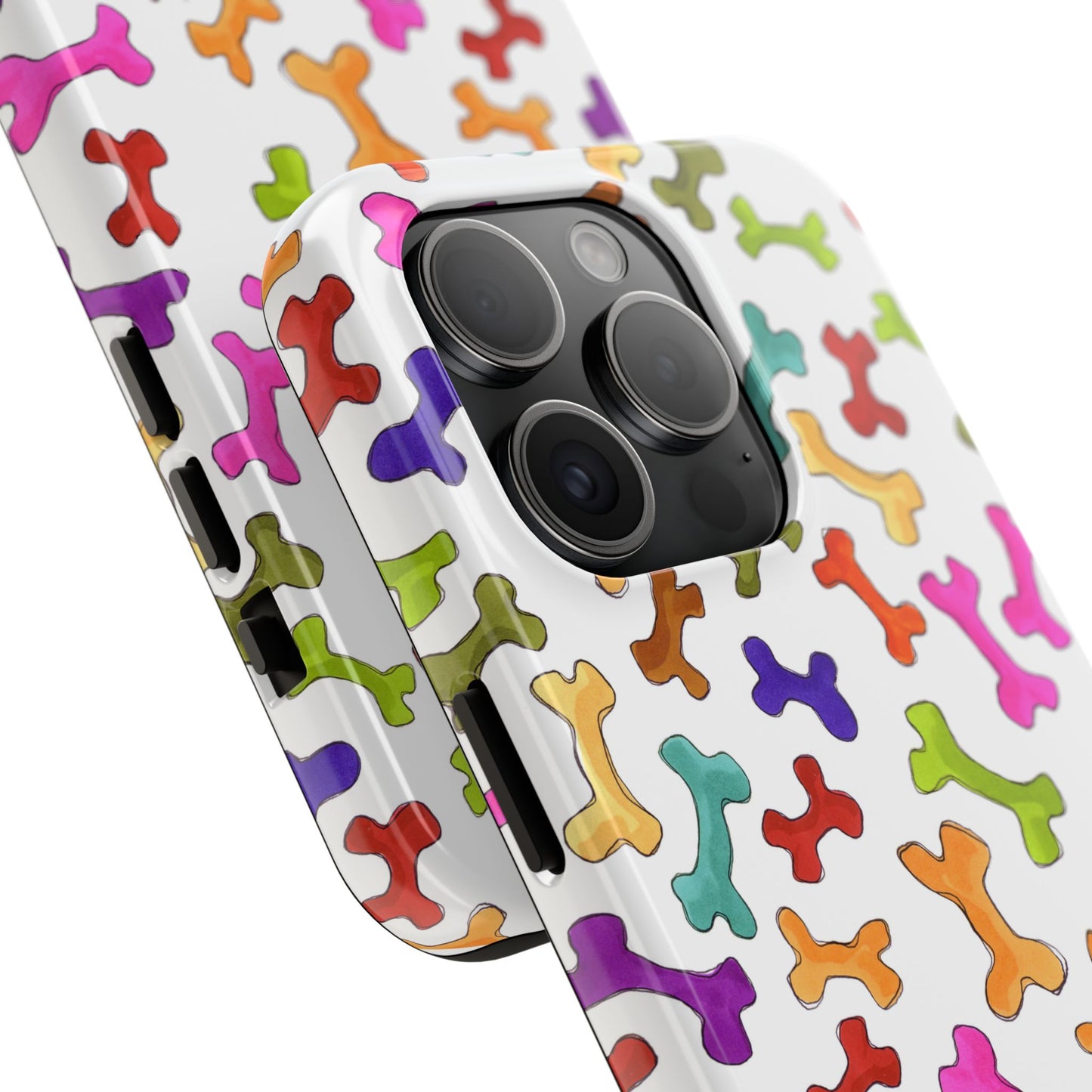 Happy Bones White Phone Case