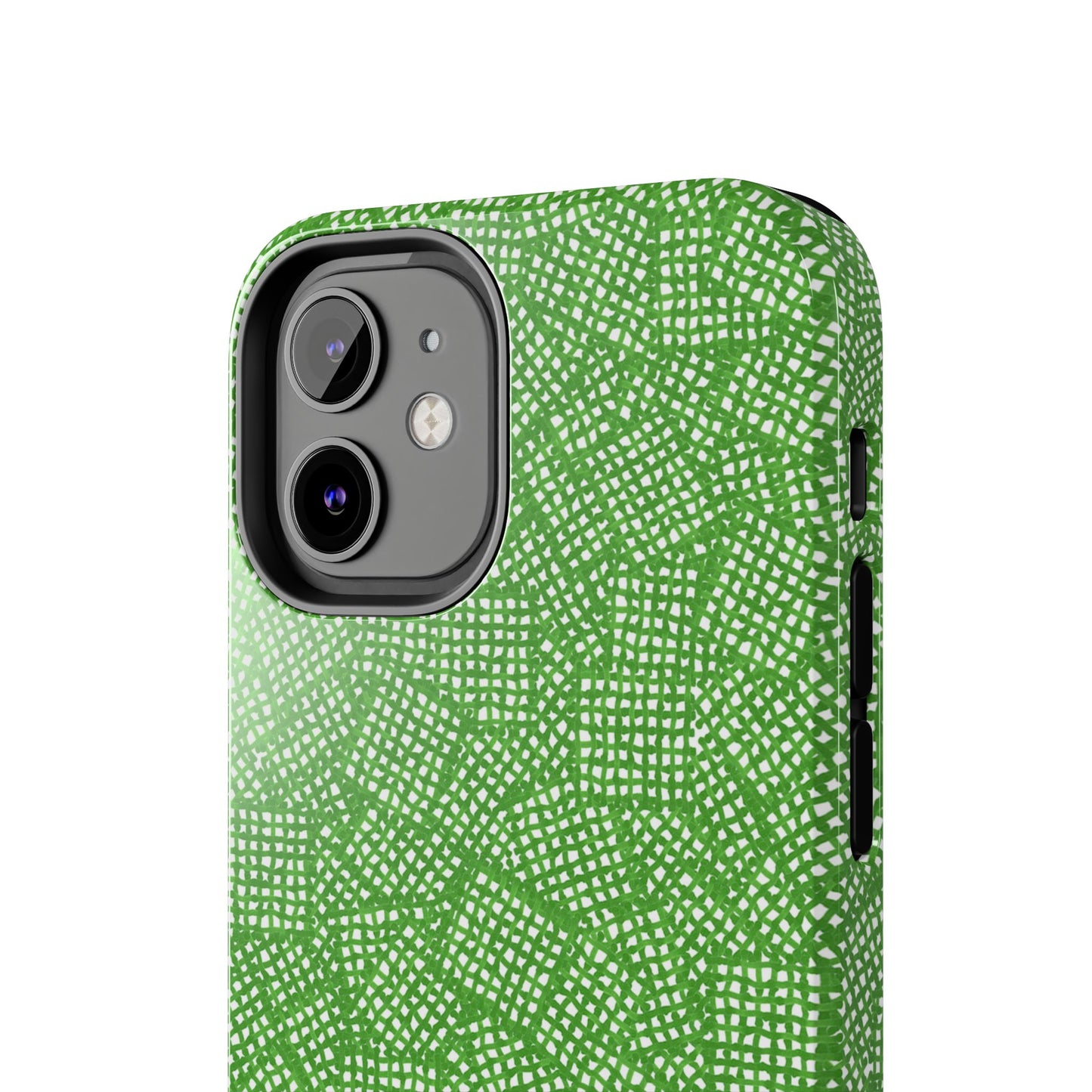 Check Patch Small Green Phone Case