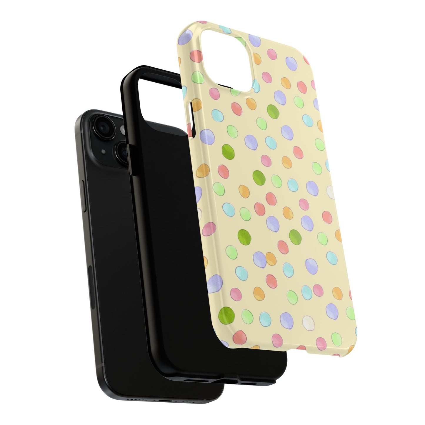 Happy Dots Yellow Phone Case
