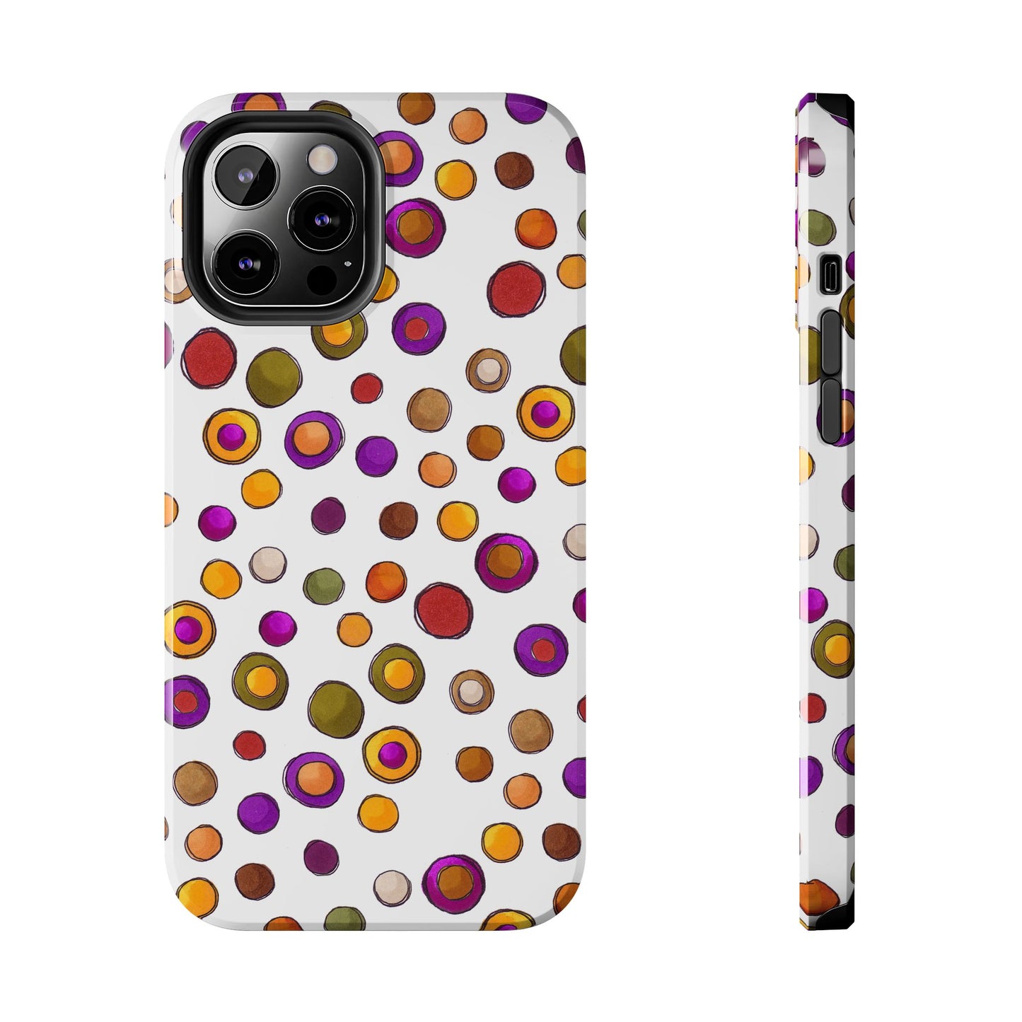 Sesame Dot White Phone Case