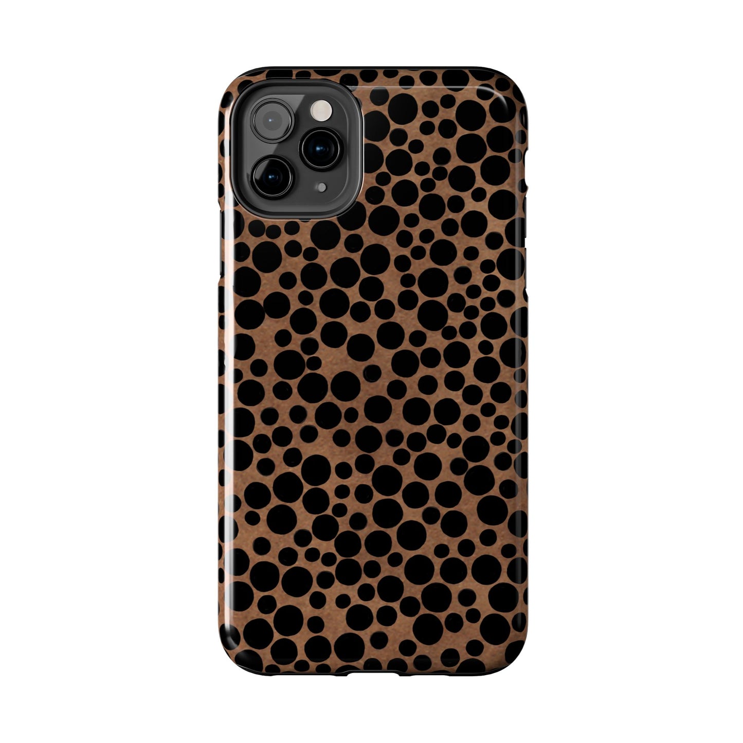 Felt Dots Caramel Phone Case