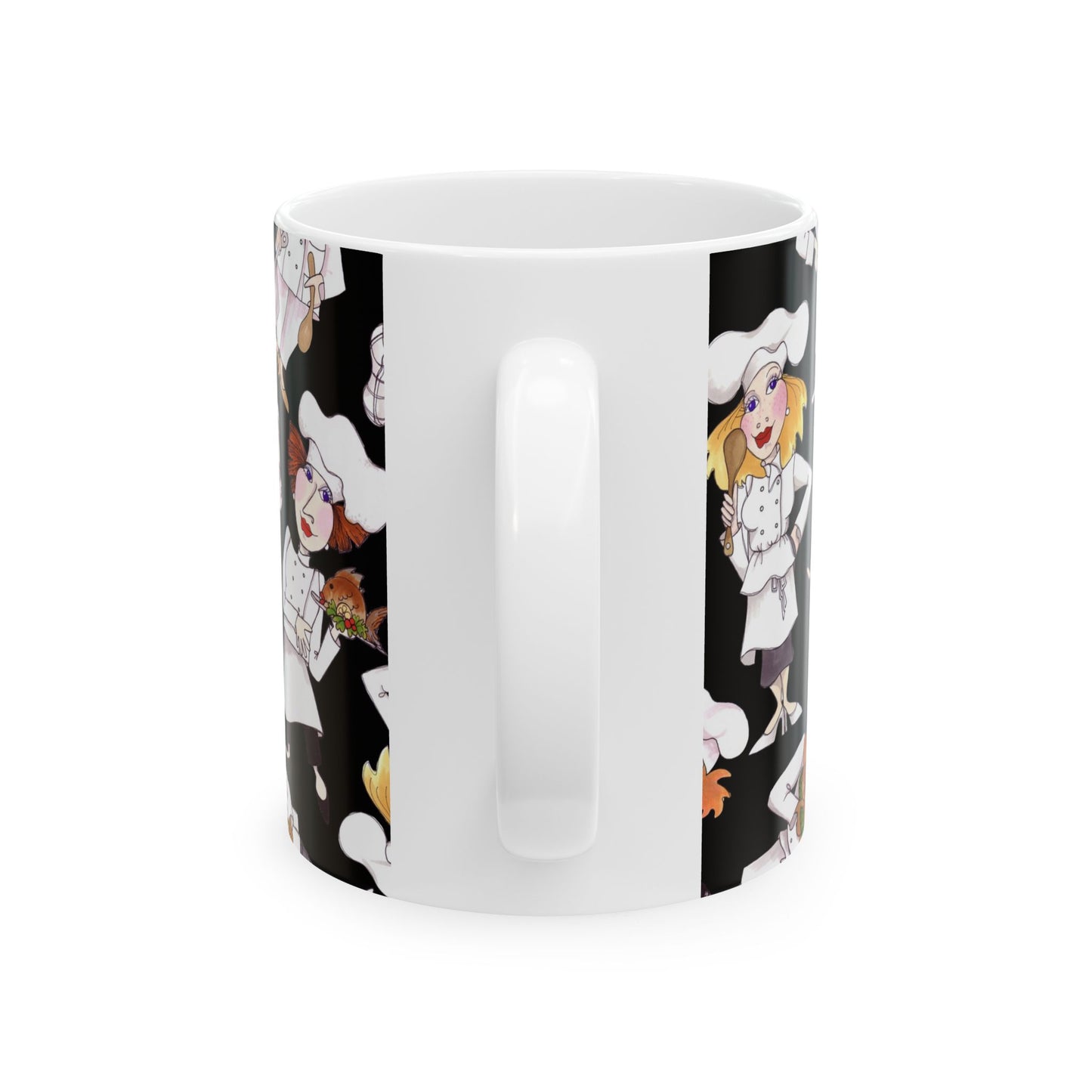 Tossed Chefs Black Cup