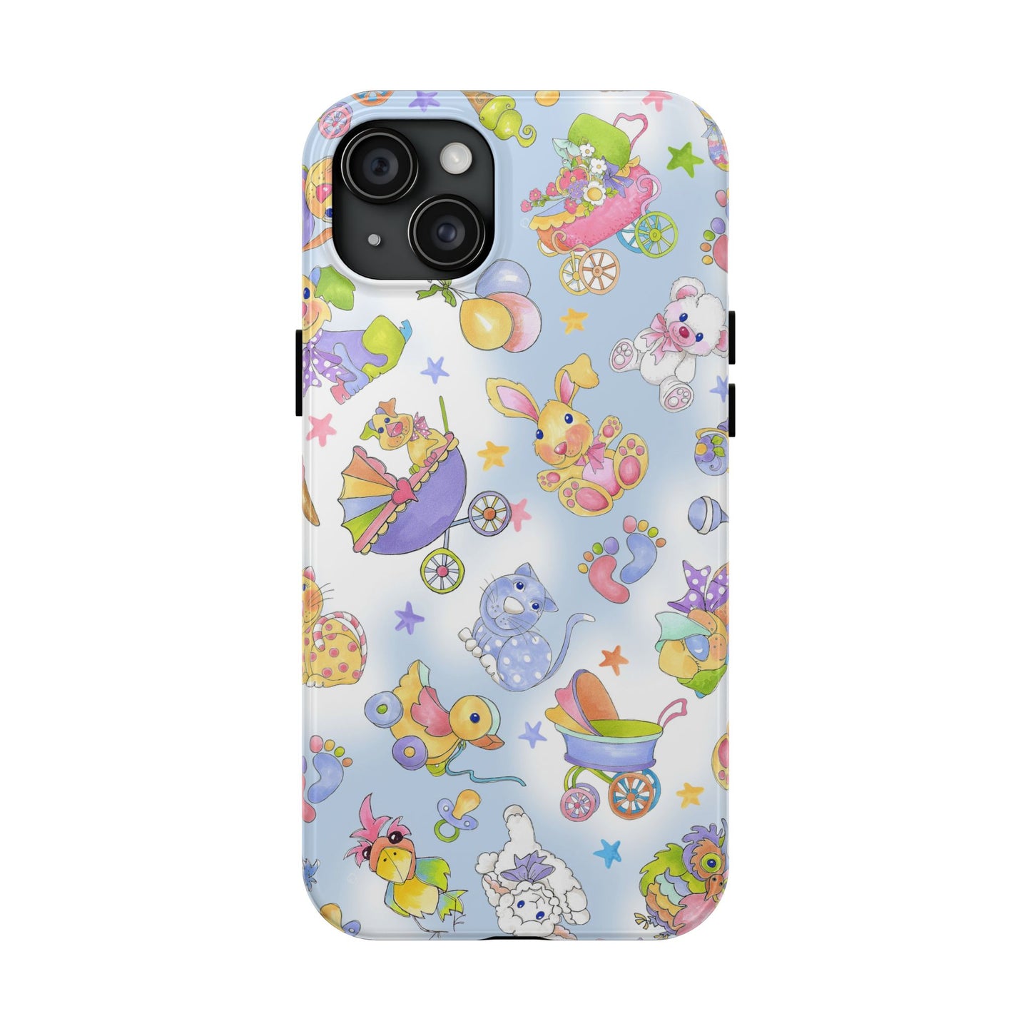 Busy Baby Blue Sky Phone Case