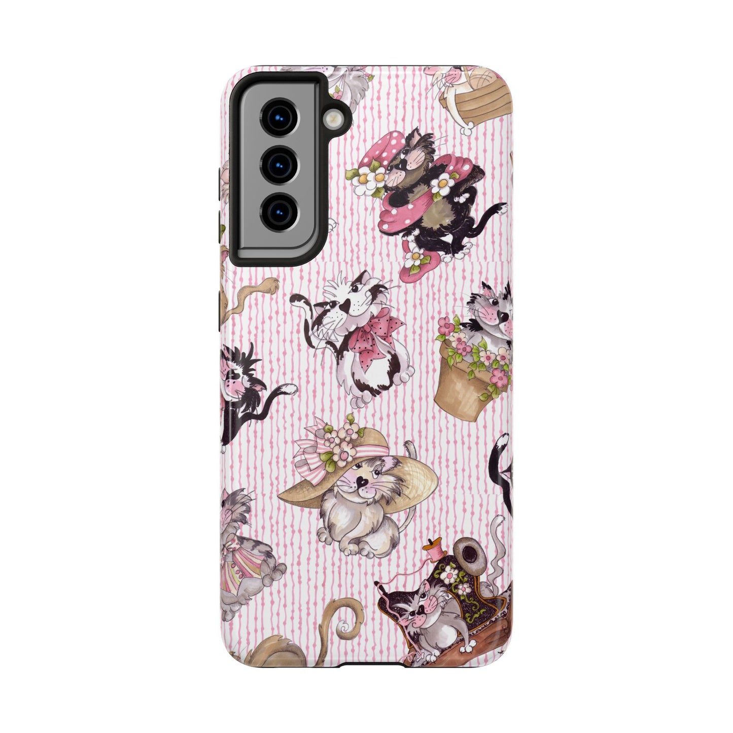Fancy Cats Pink Phone Case