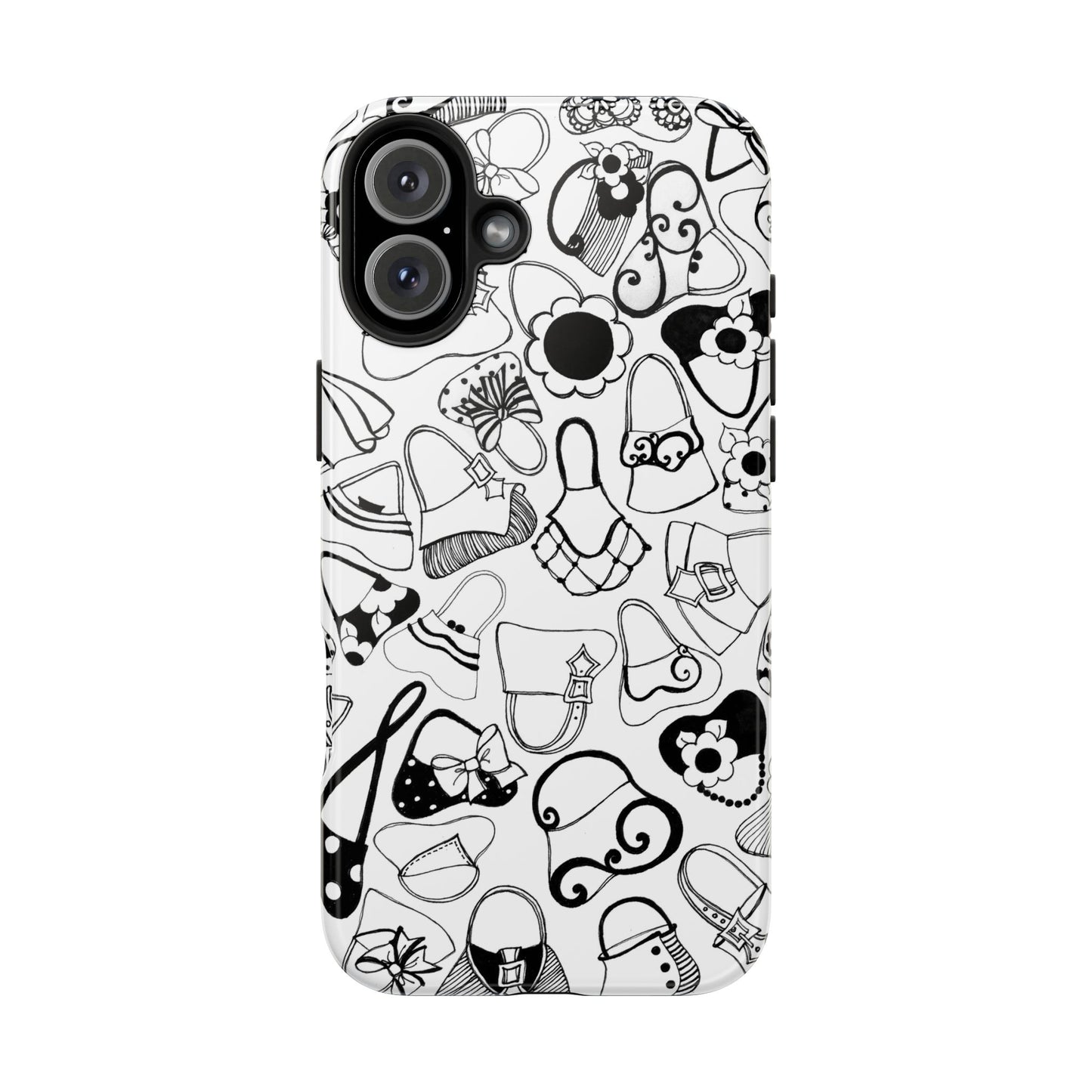 Handbags White / Black Phone Case