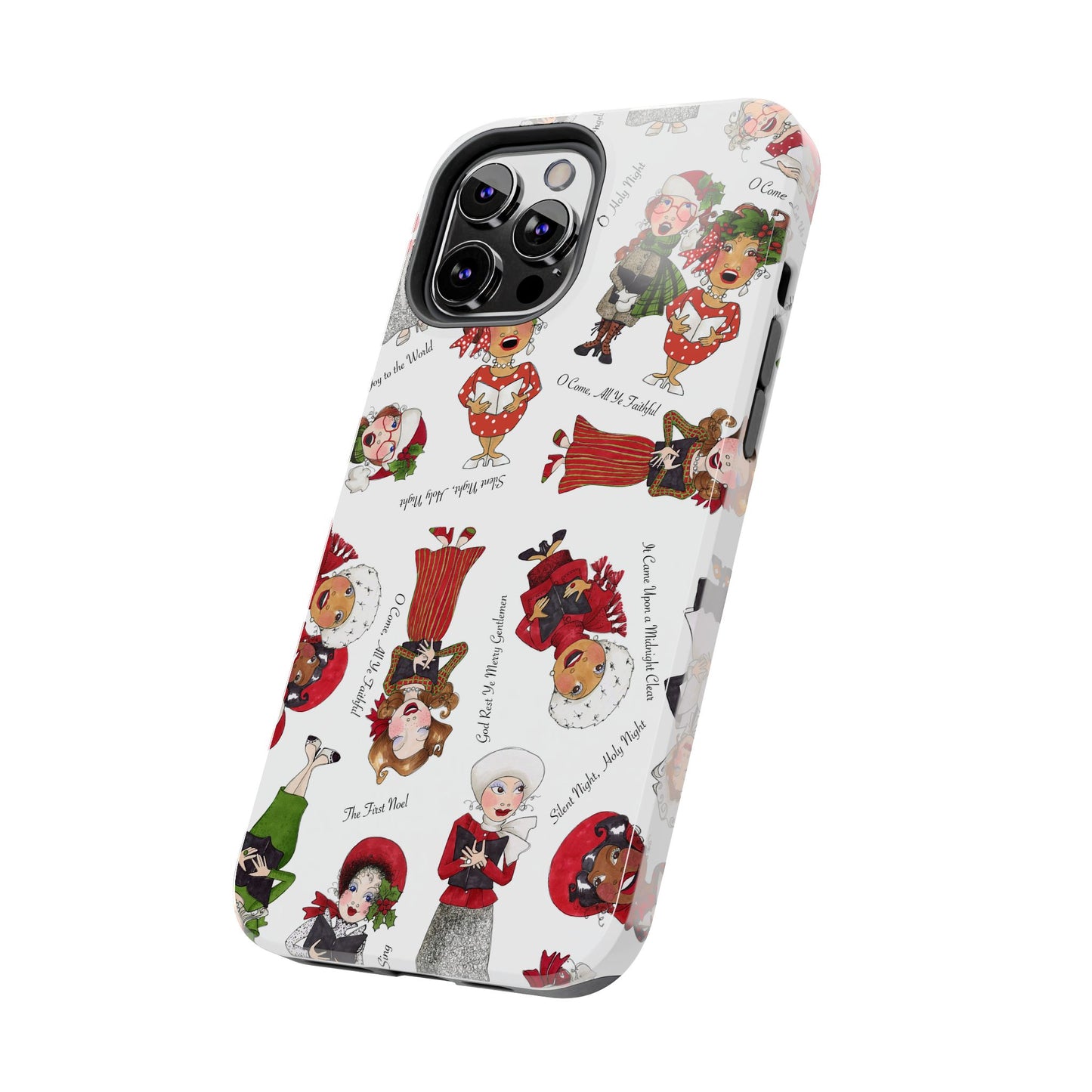Tossed Carolers Phone Case