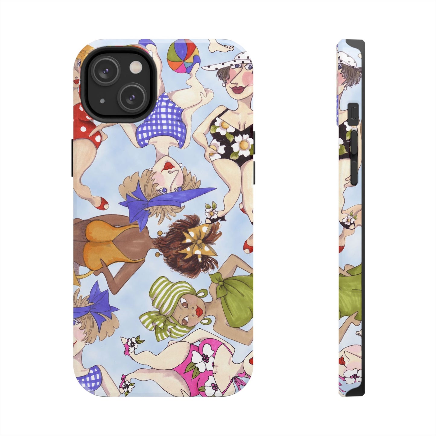 Bathing Beauties Blue Sky Phone Case