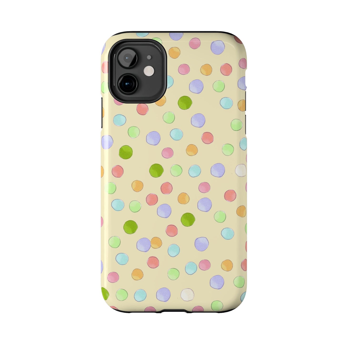 Happy Dots Yellow Phone Case