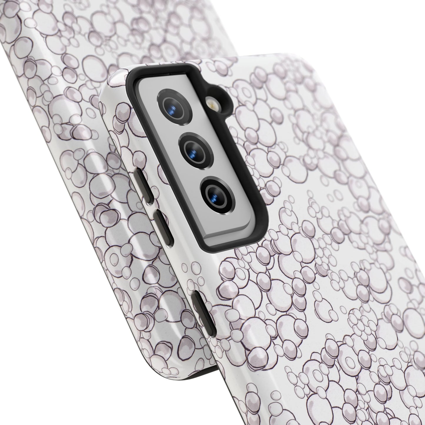 Bubble Dots White Phone Case