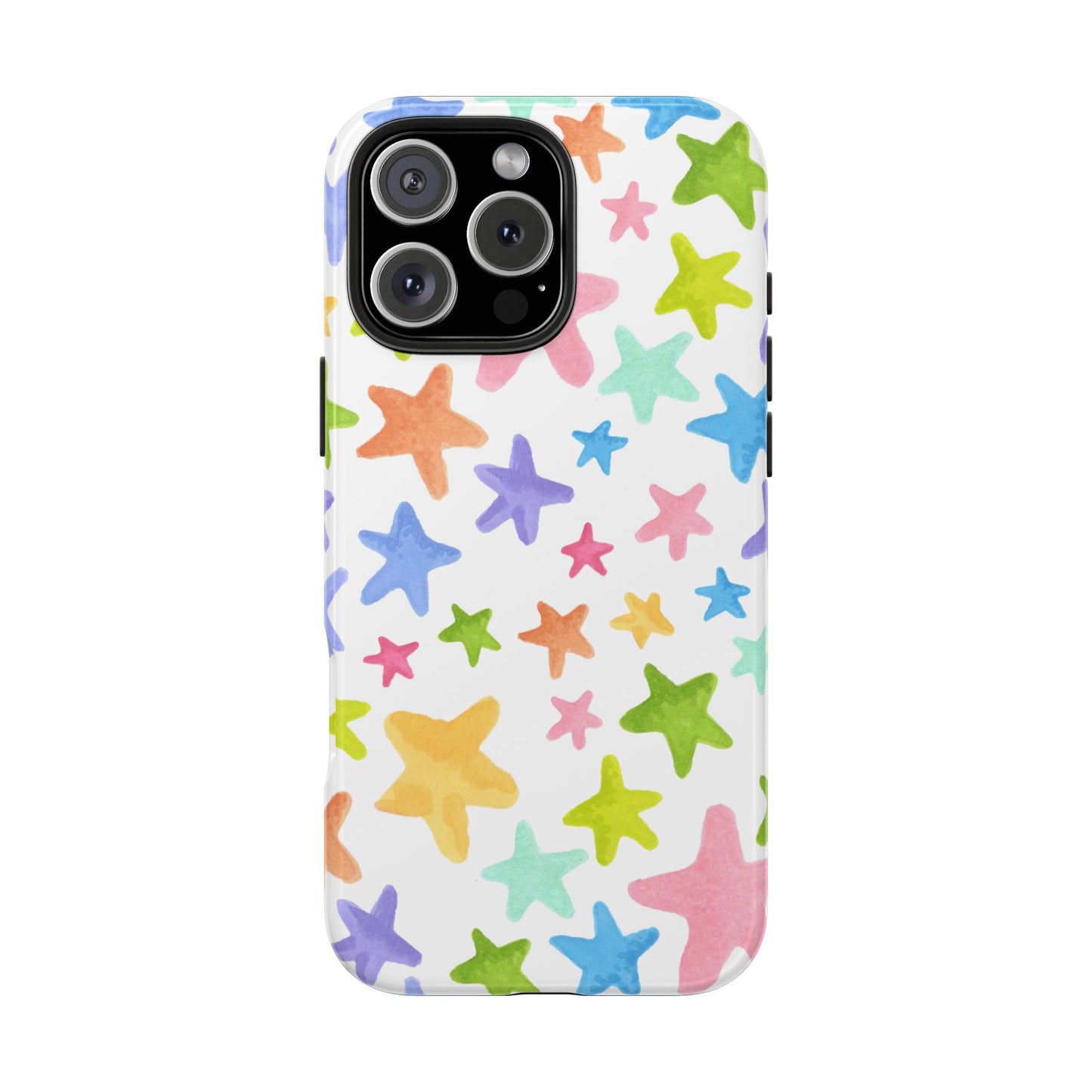 Happy Stars White Phone Case