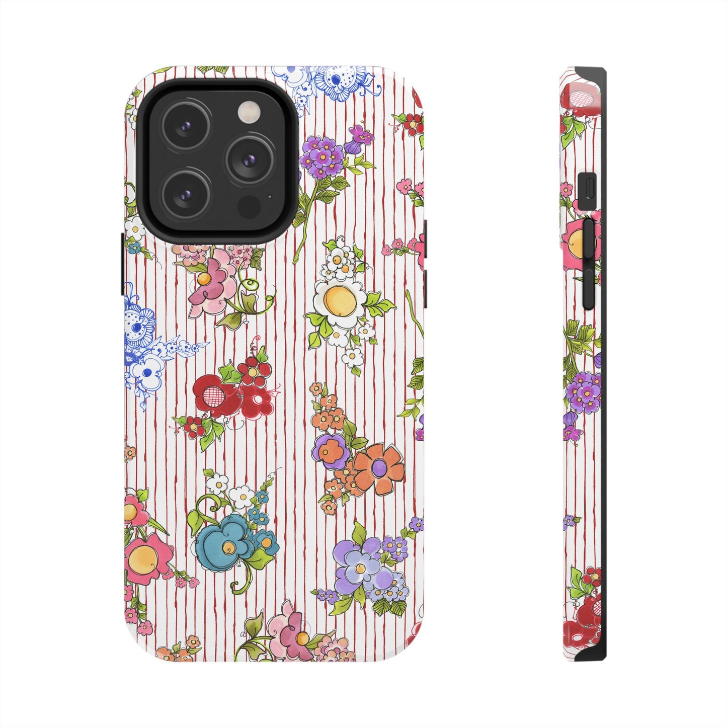 Mixed Bouquets Red / White Phone Case