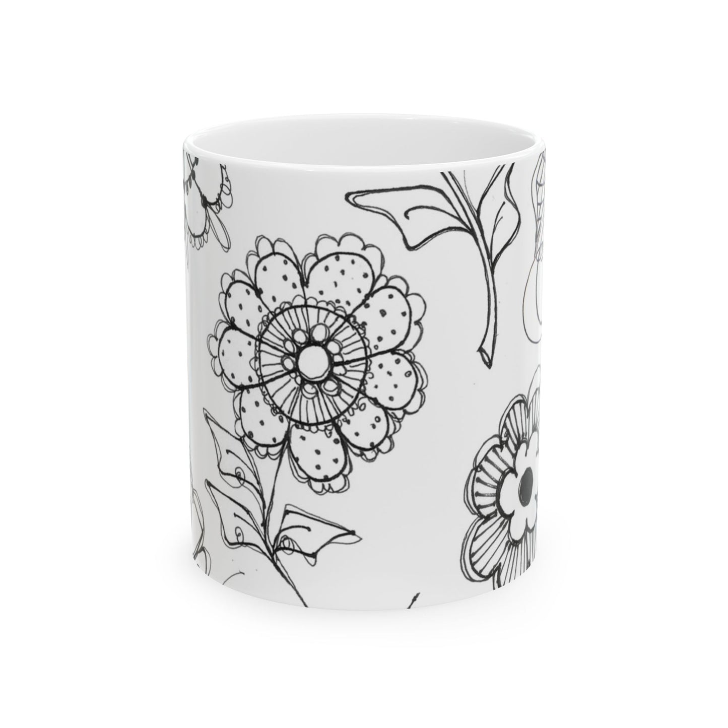 Paper Posies White Cup