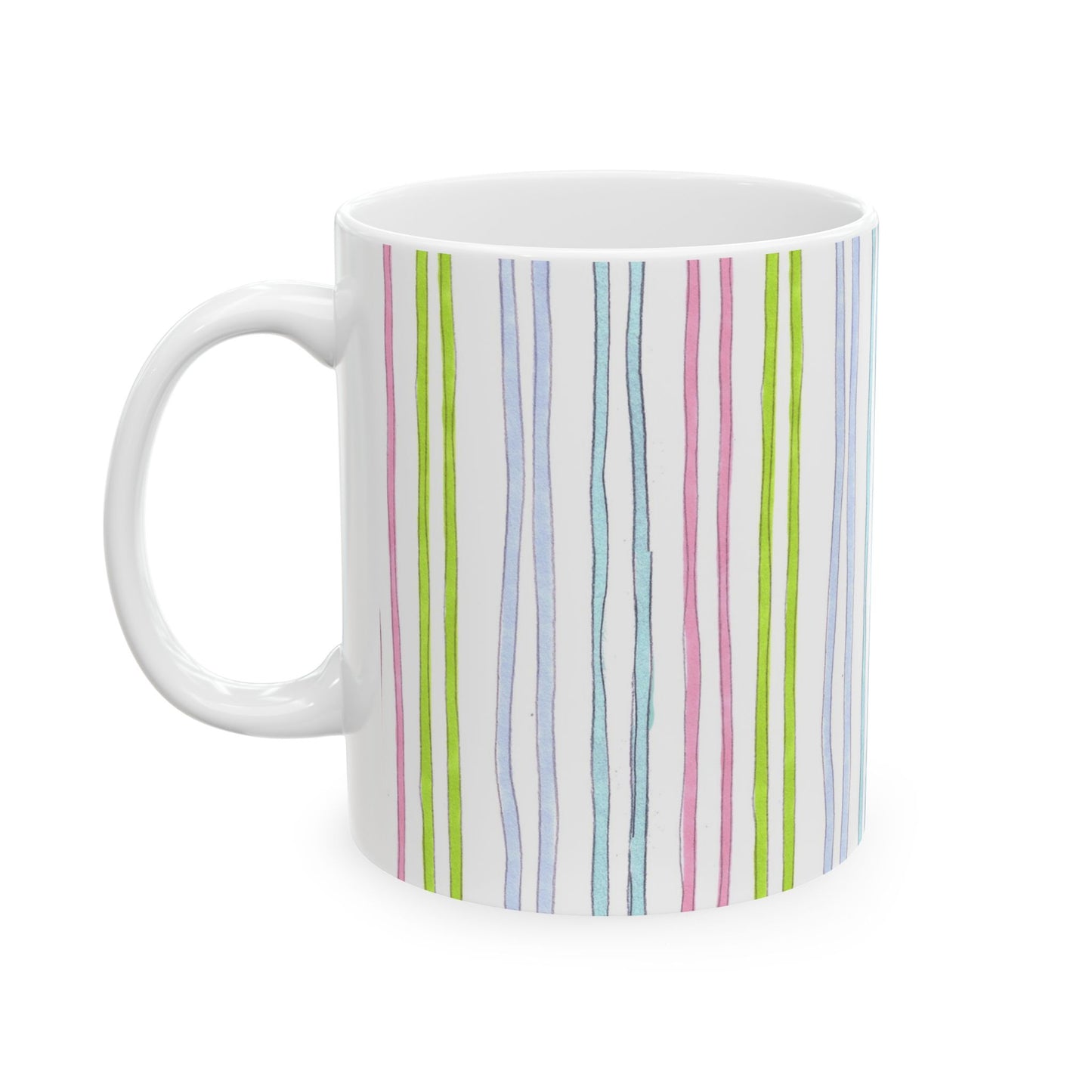 Belle Stripe White Cup