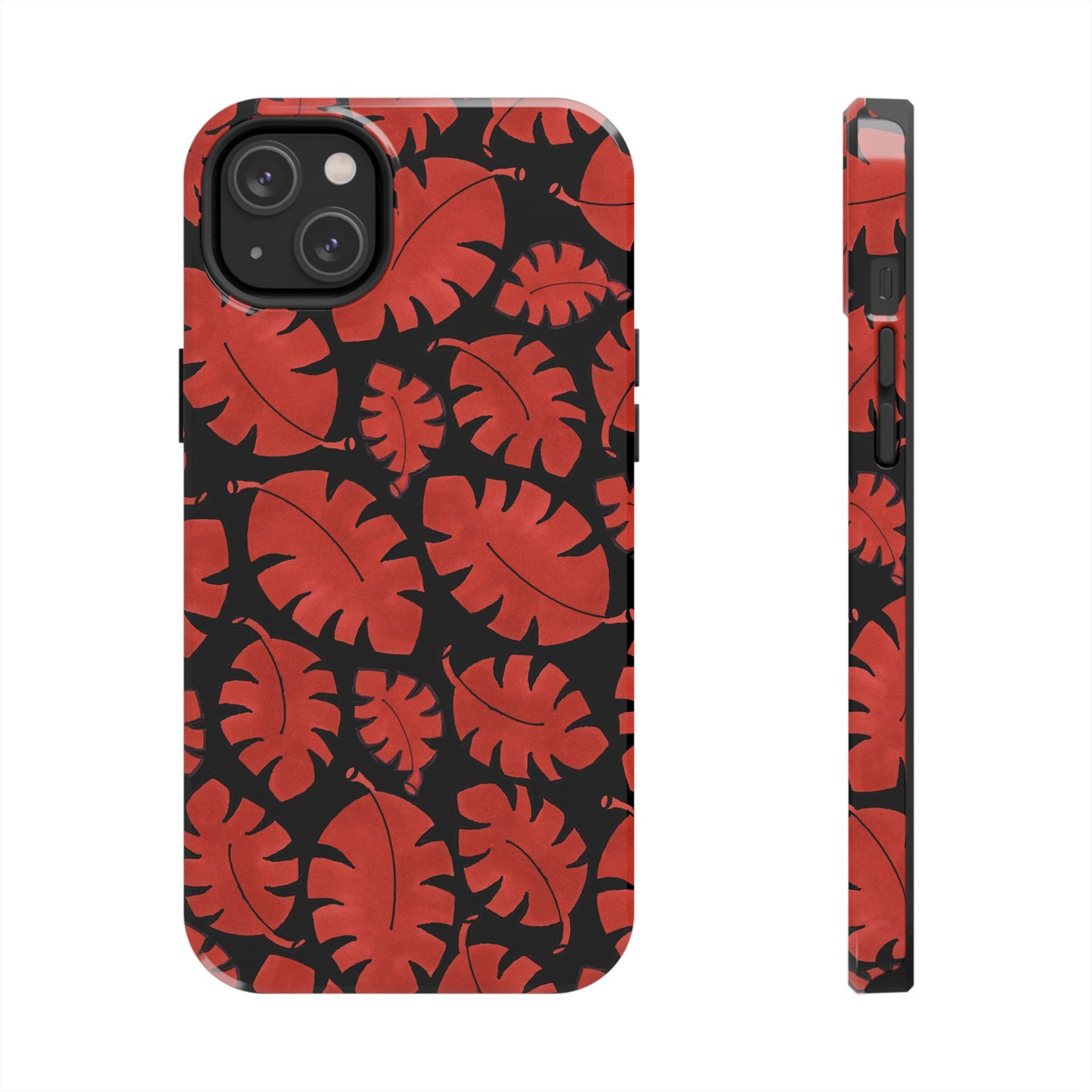 Red Bananas Black Phone Case