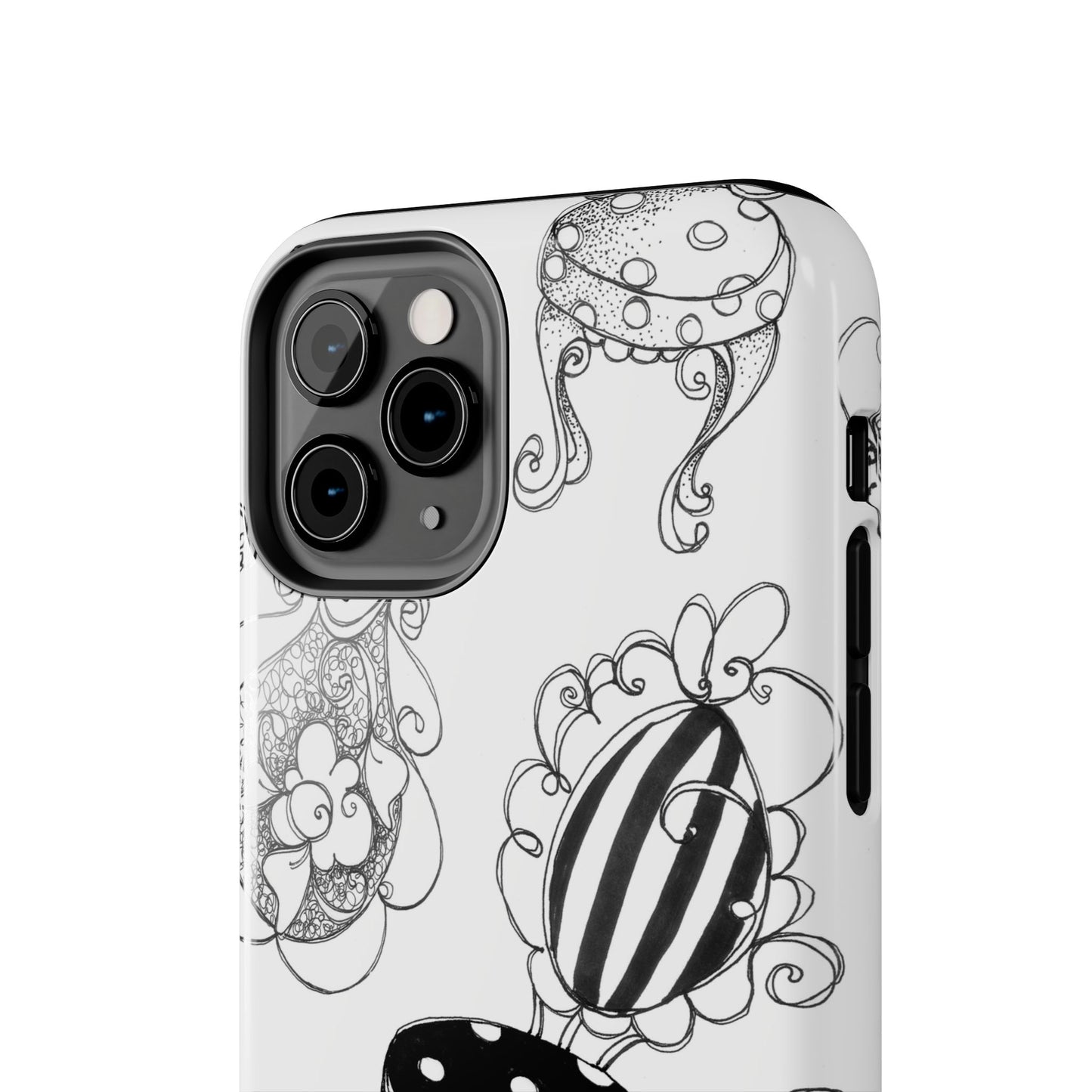 Bistro Chairs White Phone Case