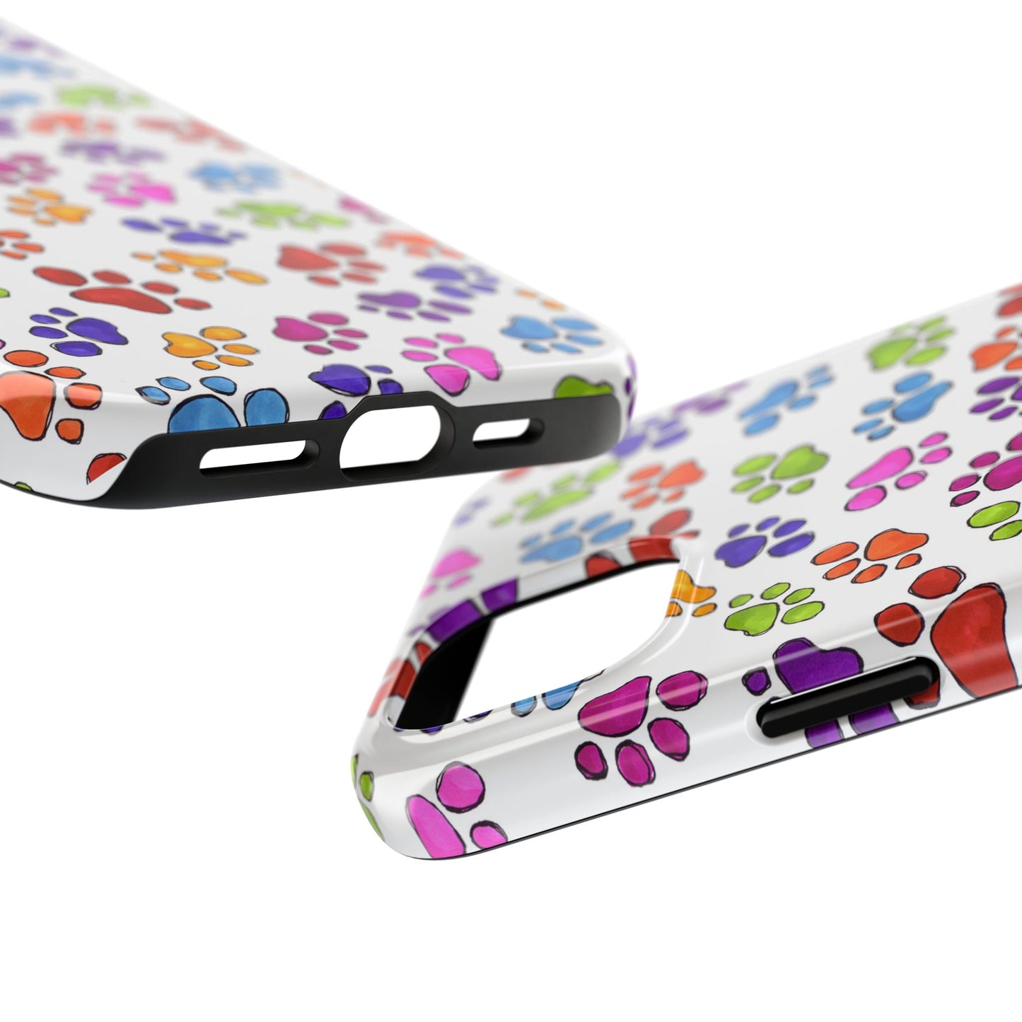Fancy Paws White Phone Case