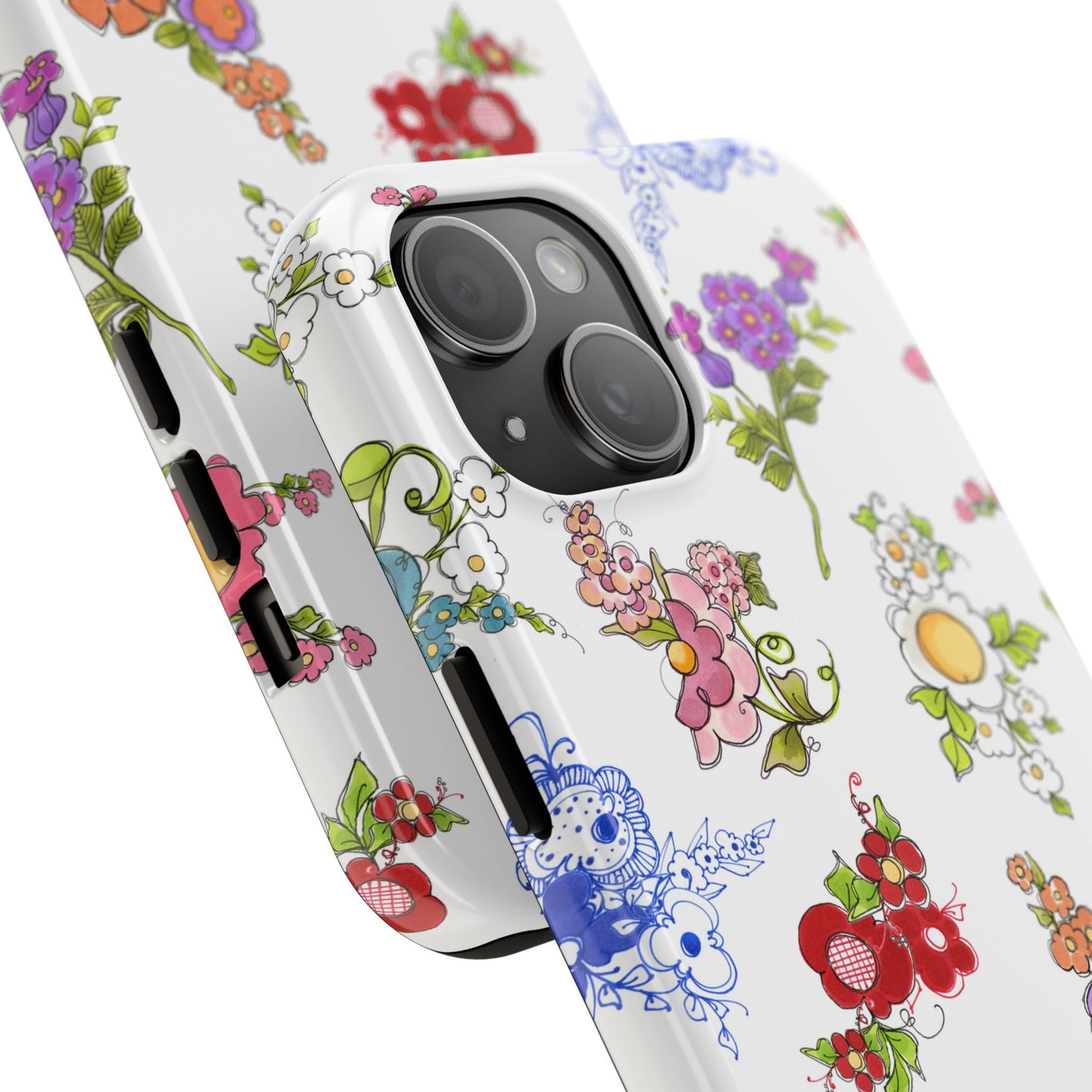 Mixed Bouquets White Phone Case