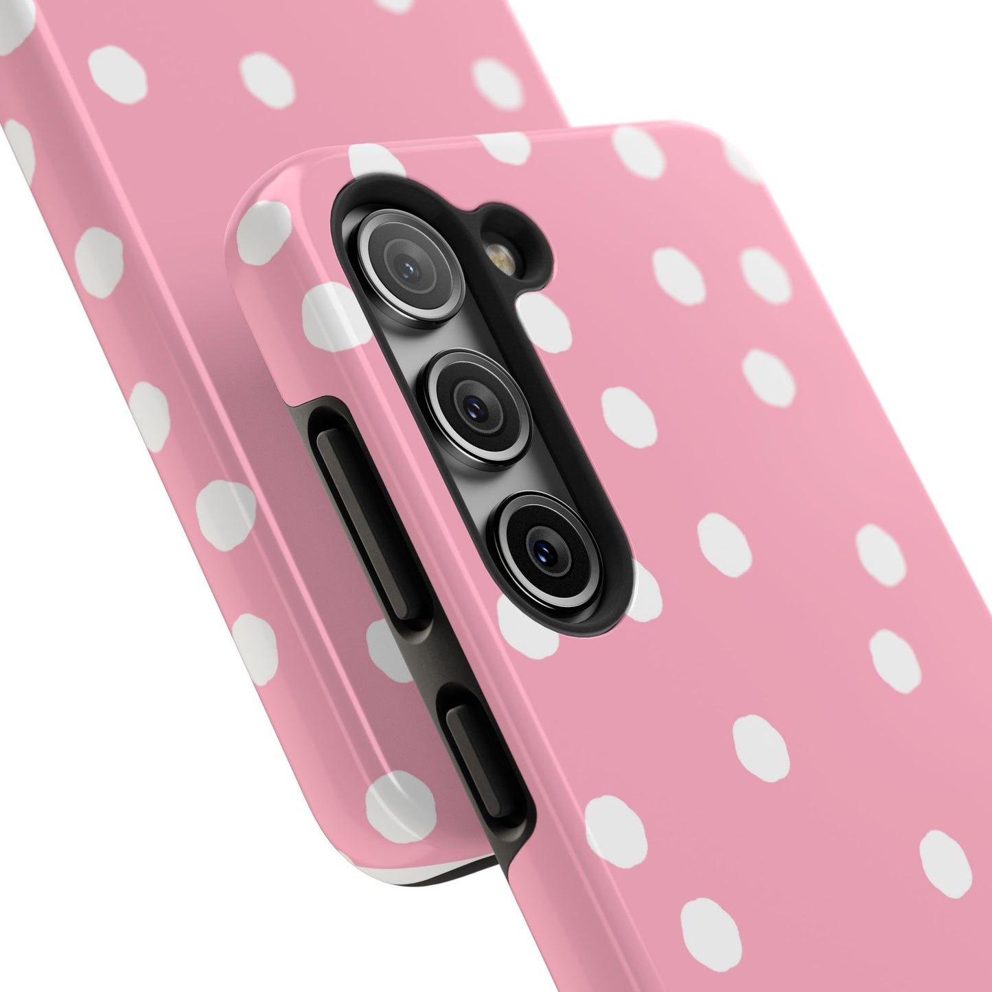 Jumbo Dots Pink / White Phone Case