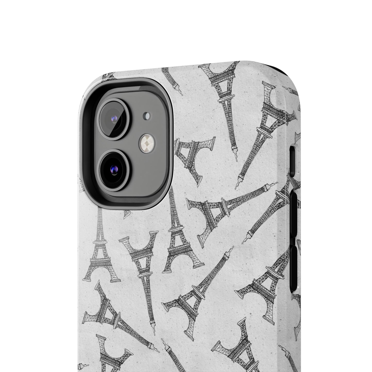 Eifelesque Silver Phone Case