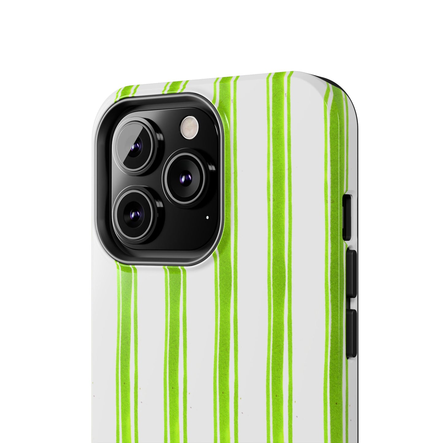 Awning Stripe Lime Phone Case