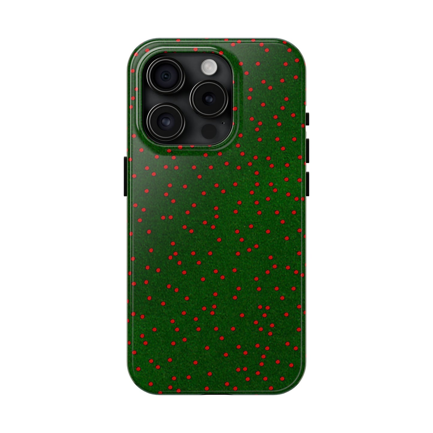 Happy Dots Green / Red Phone Case