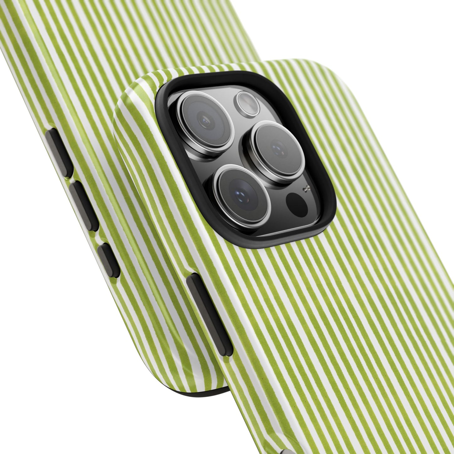 Lazy Stripe Lime Phone Case