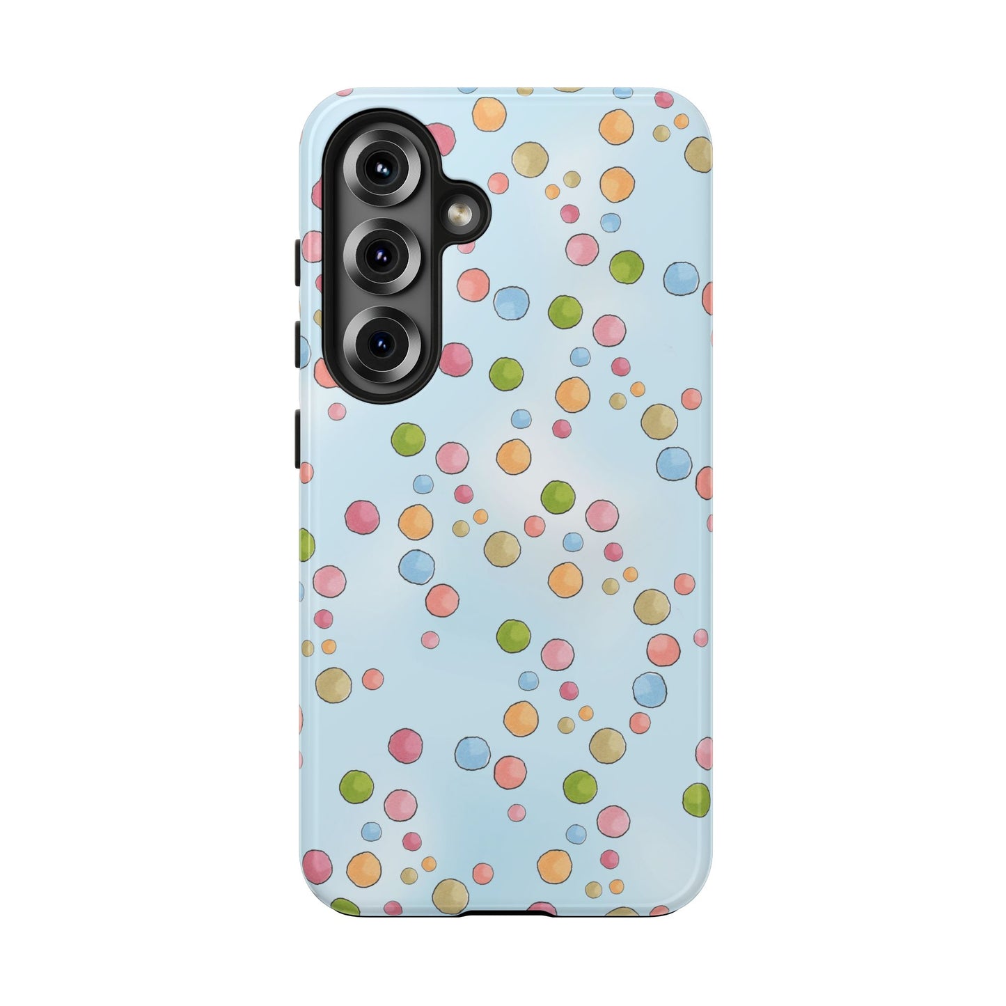 Clown Dots Blue Sky Phone Case