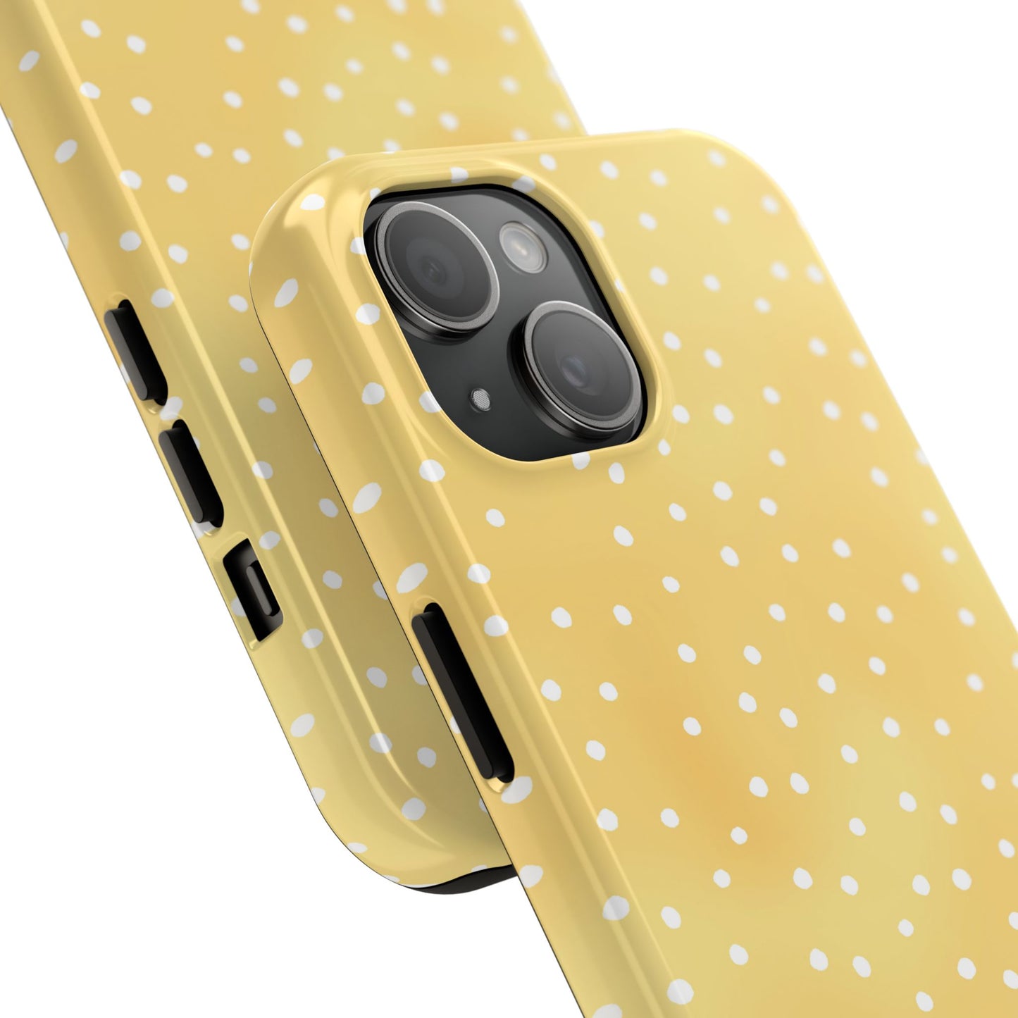 Dinky Dots Sunshine / White Phone Case