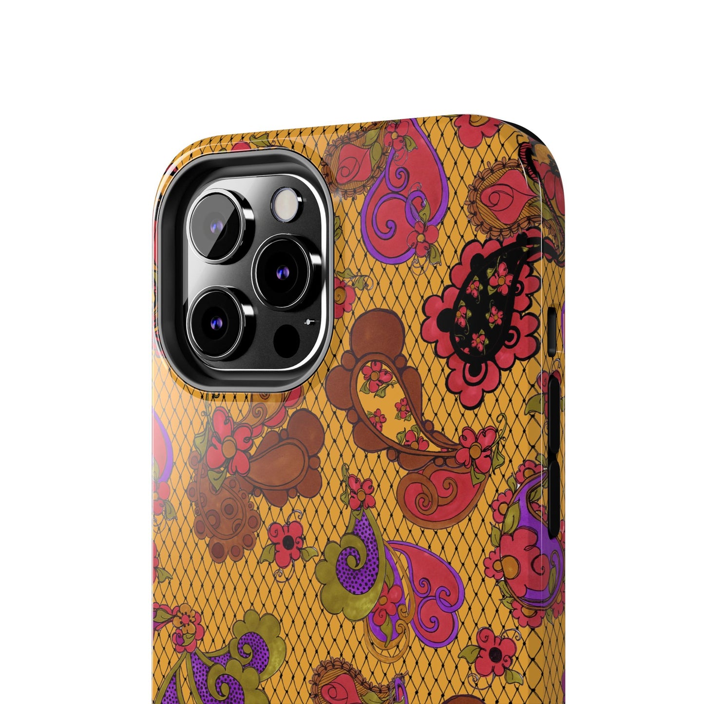 Posie Paisley Gold Phone Case