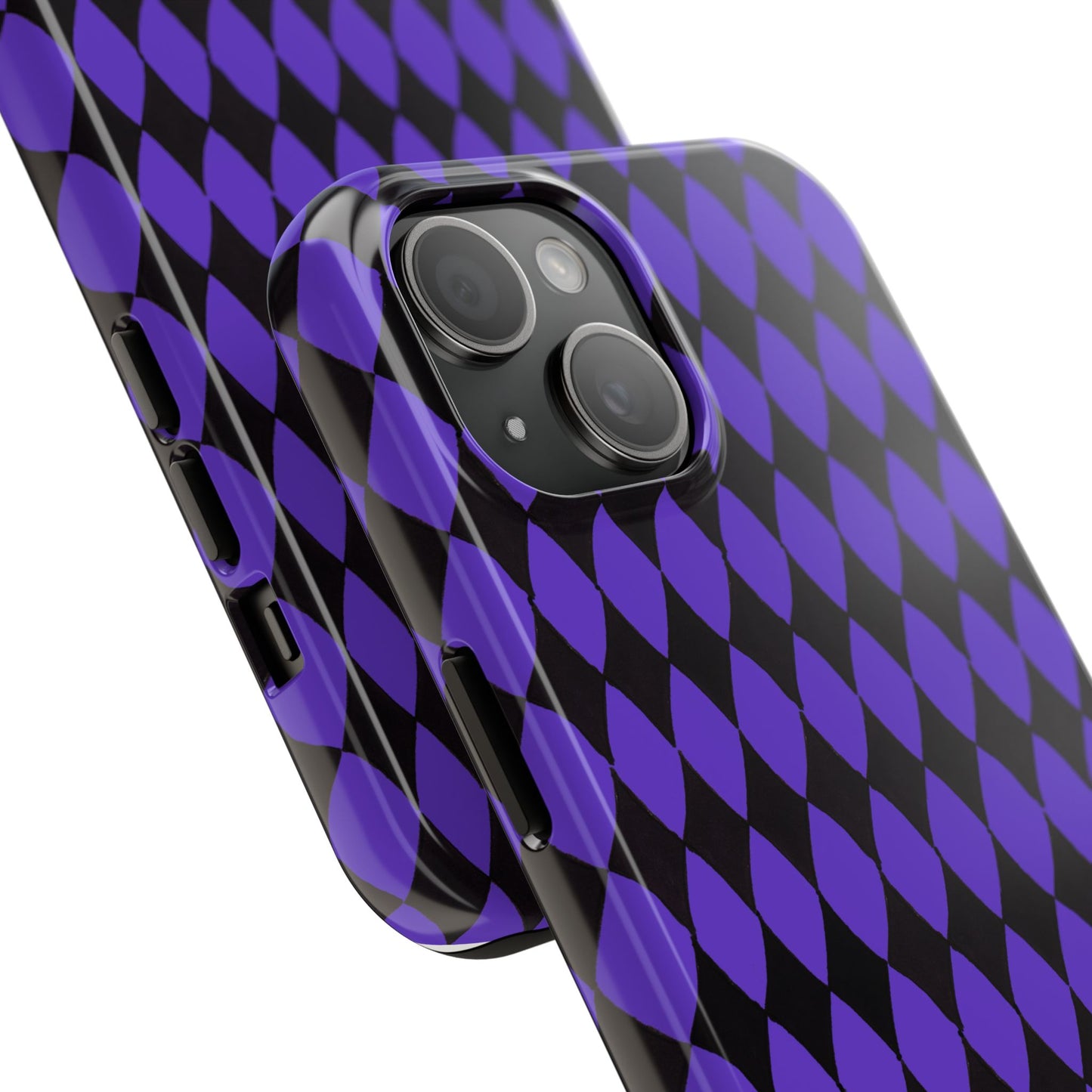 Diamond Purple / Black Phone Case