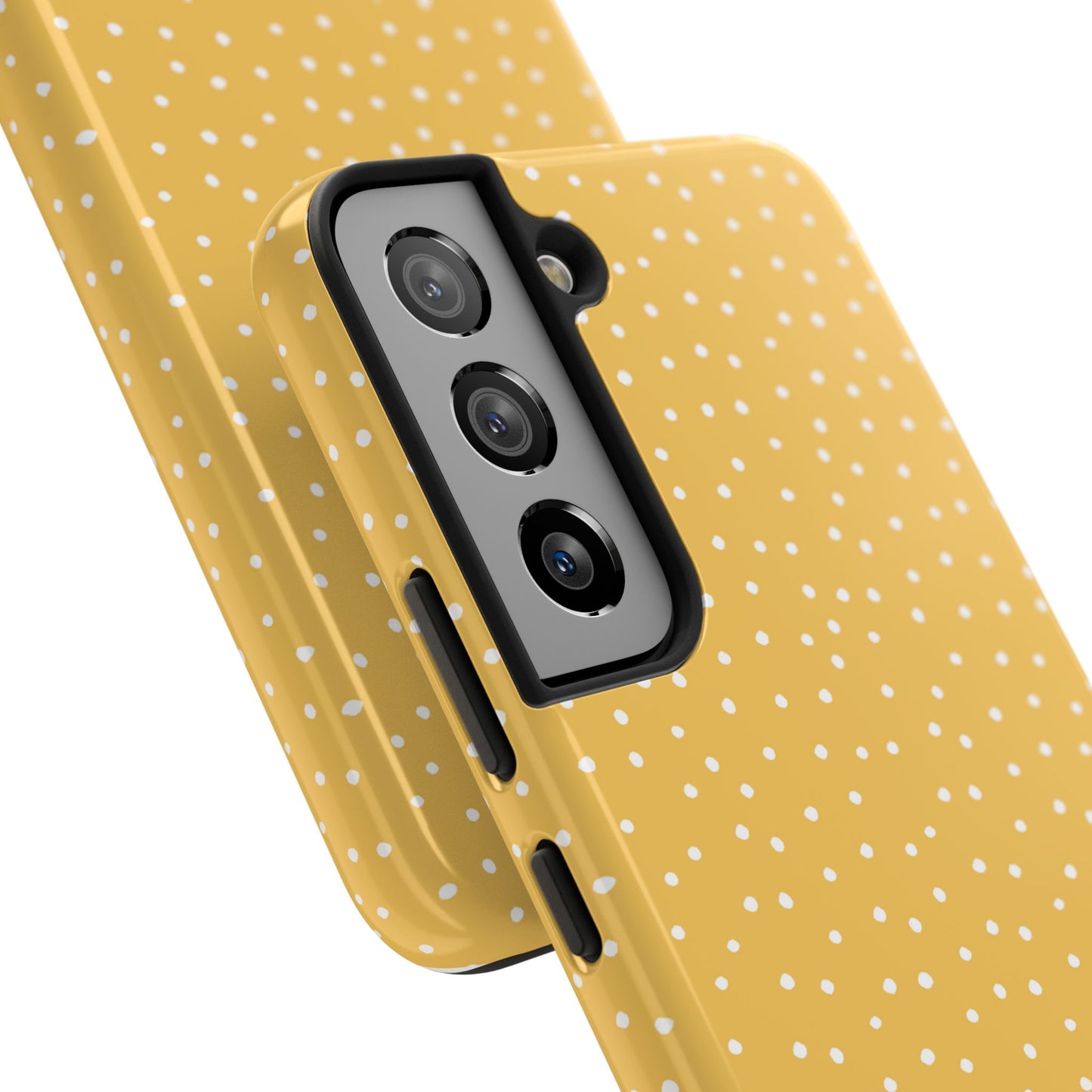 Dinky Dots Yellow / White Phone Case