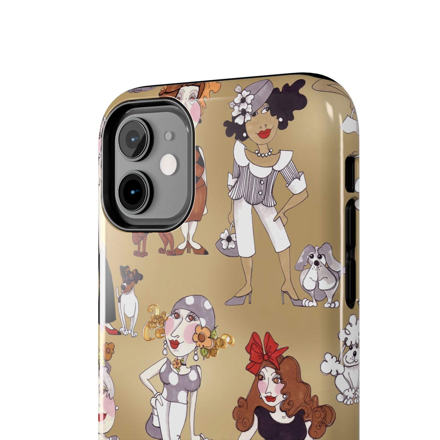 Dog Ladies Tan Phone Case