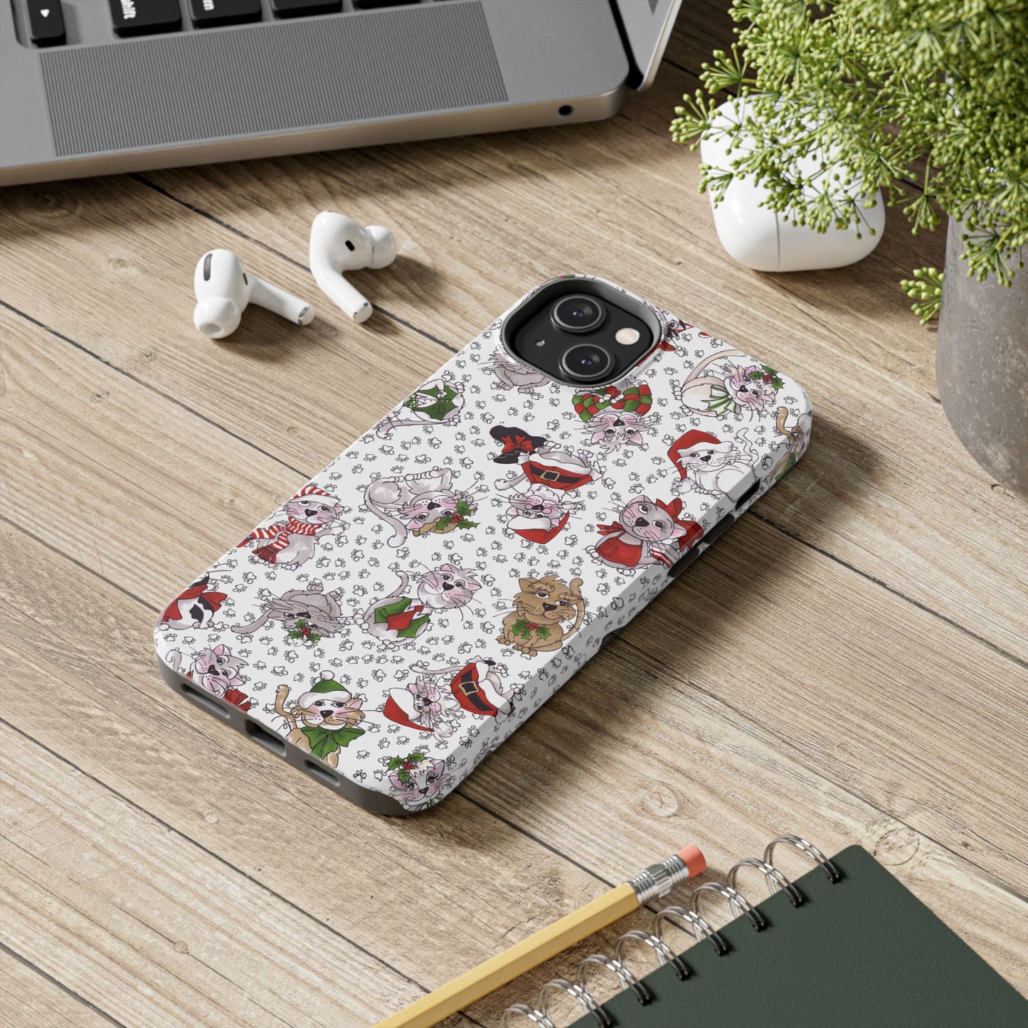 Kitty Blizzard White Phone Case