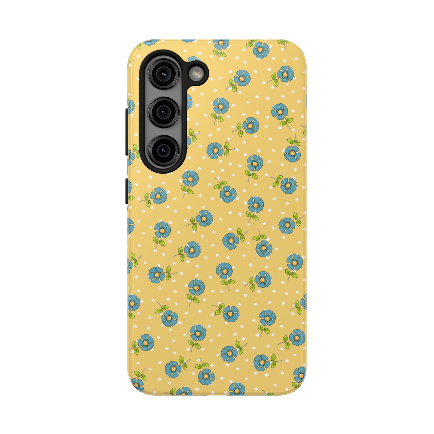 Daisy Dots Yellow Phone Case