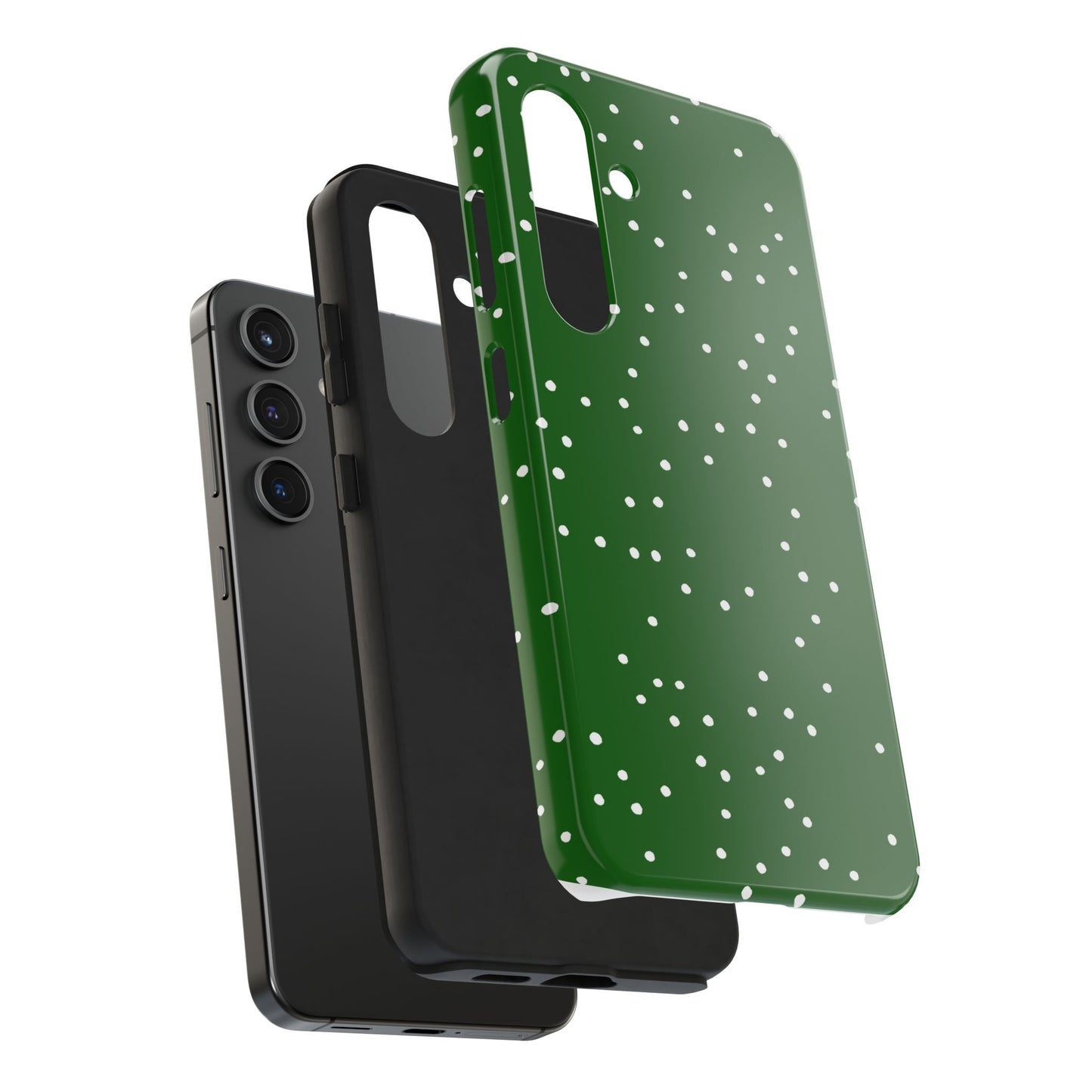 Dinky Dots Green / White Phone Case