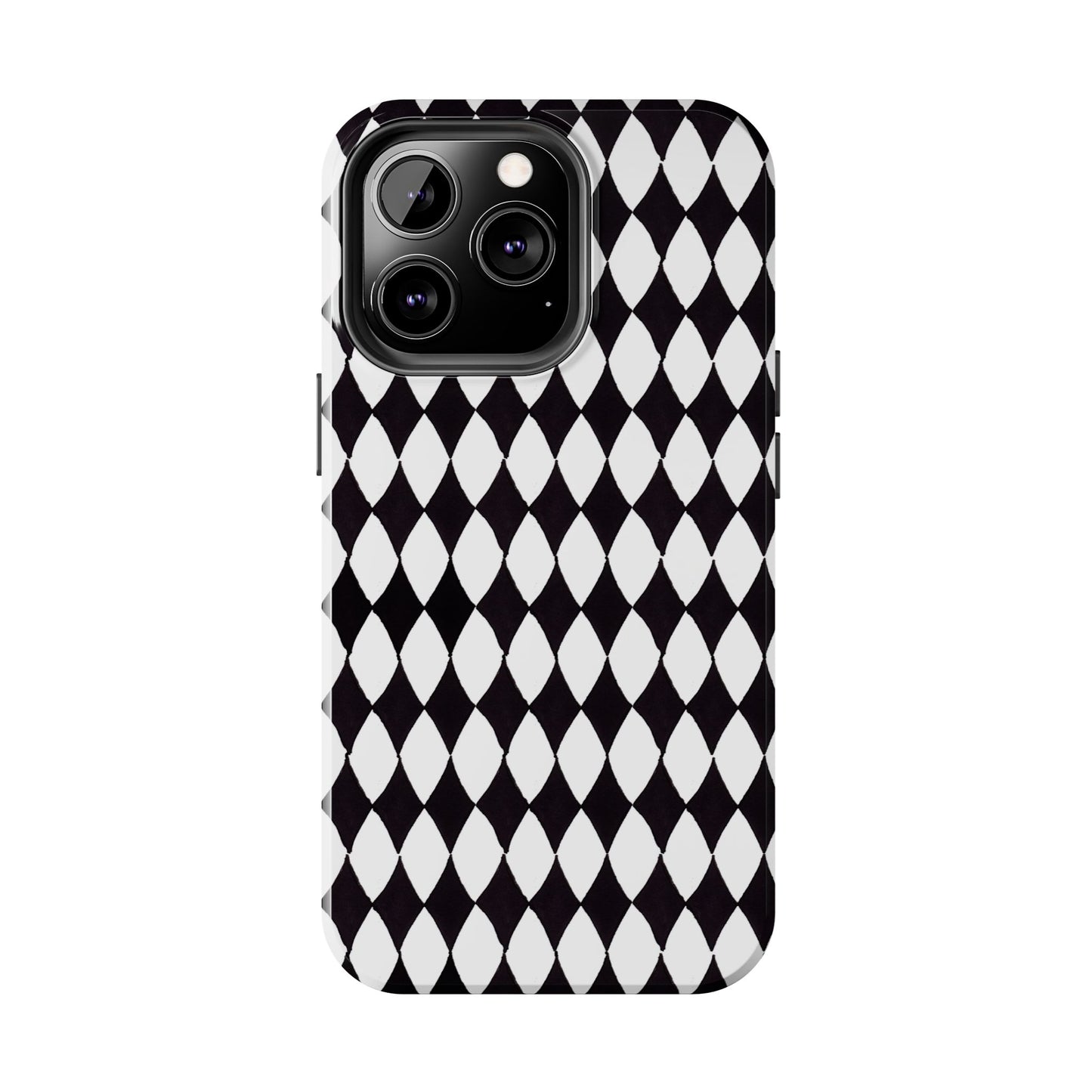 Diamond White / Black Phone Case
