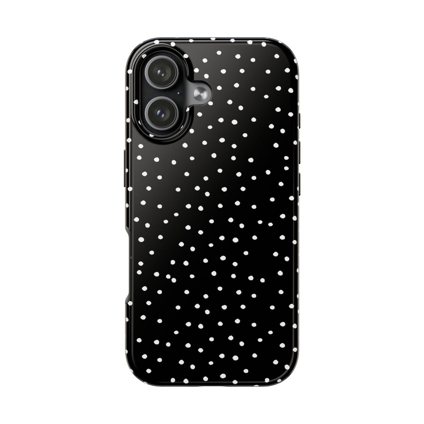Dinky Dots Black / White Phone Case