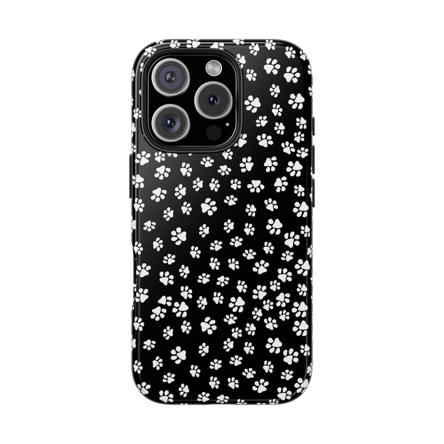 Little Paws Black / White Phone Case