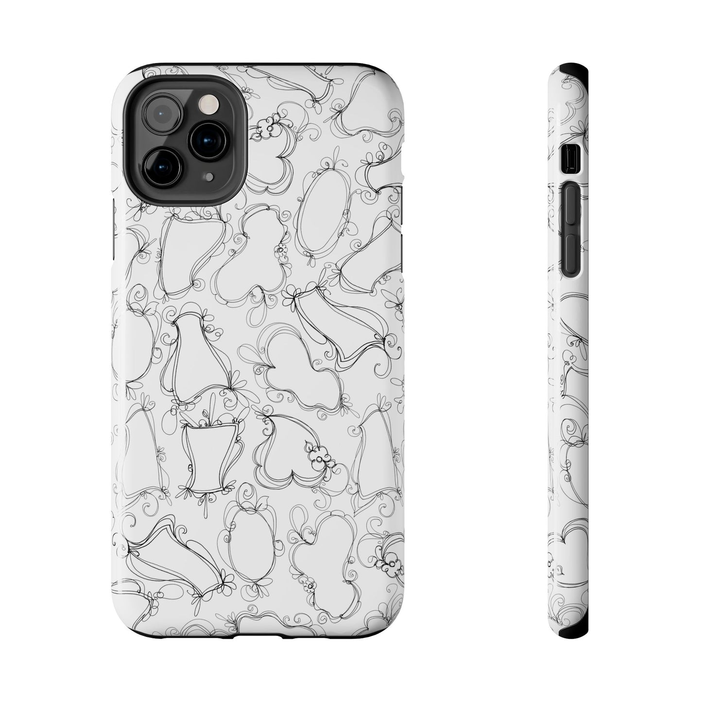 Frames White / Black Phone Case