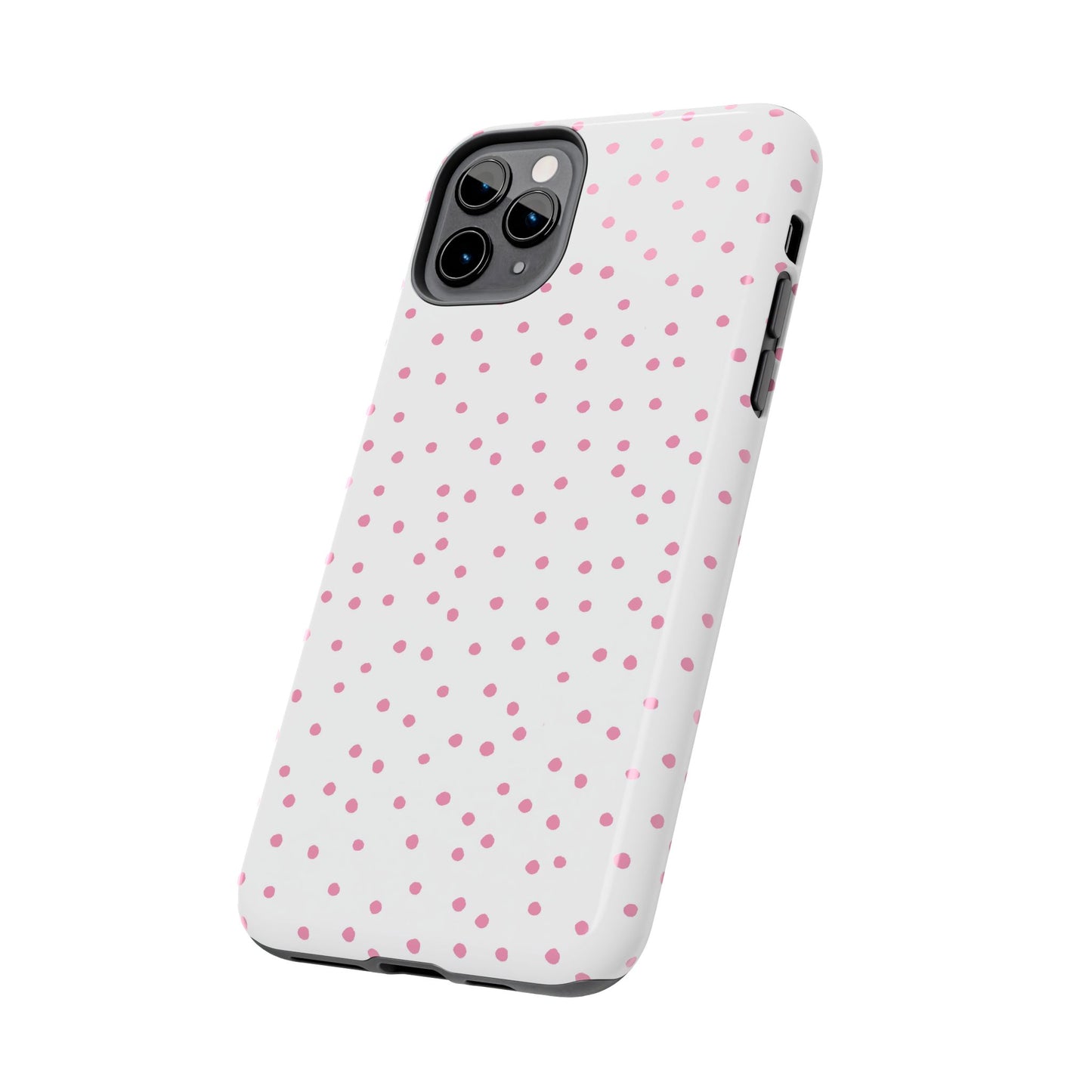 Dinky Dots White / Pink Phone Case