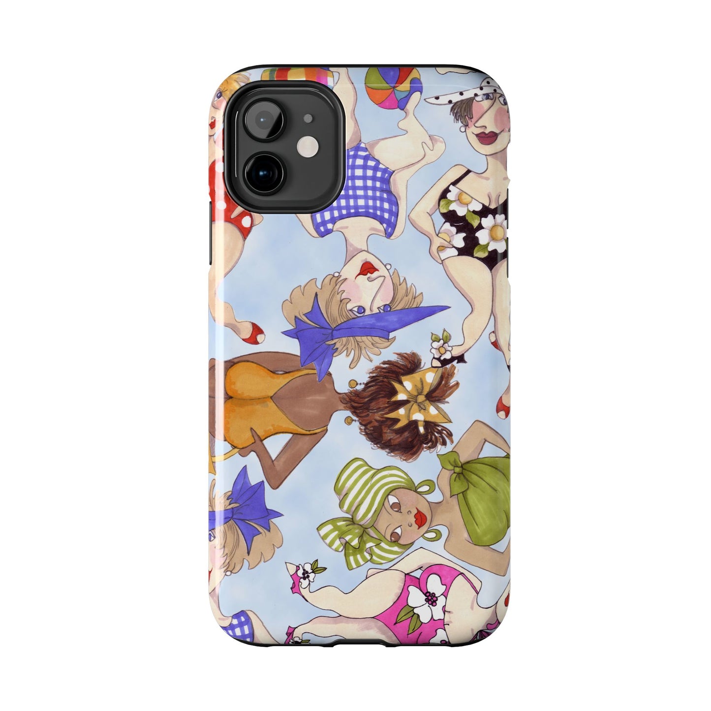 Bathing Beauties Blue Sky Phone Case